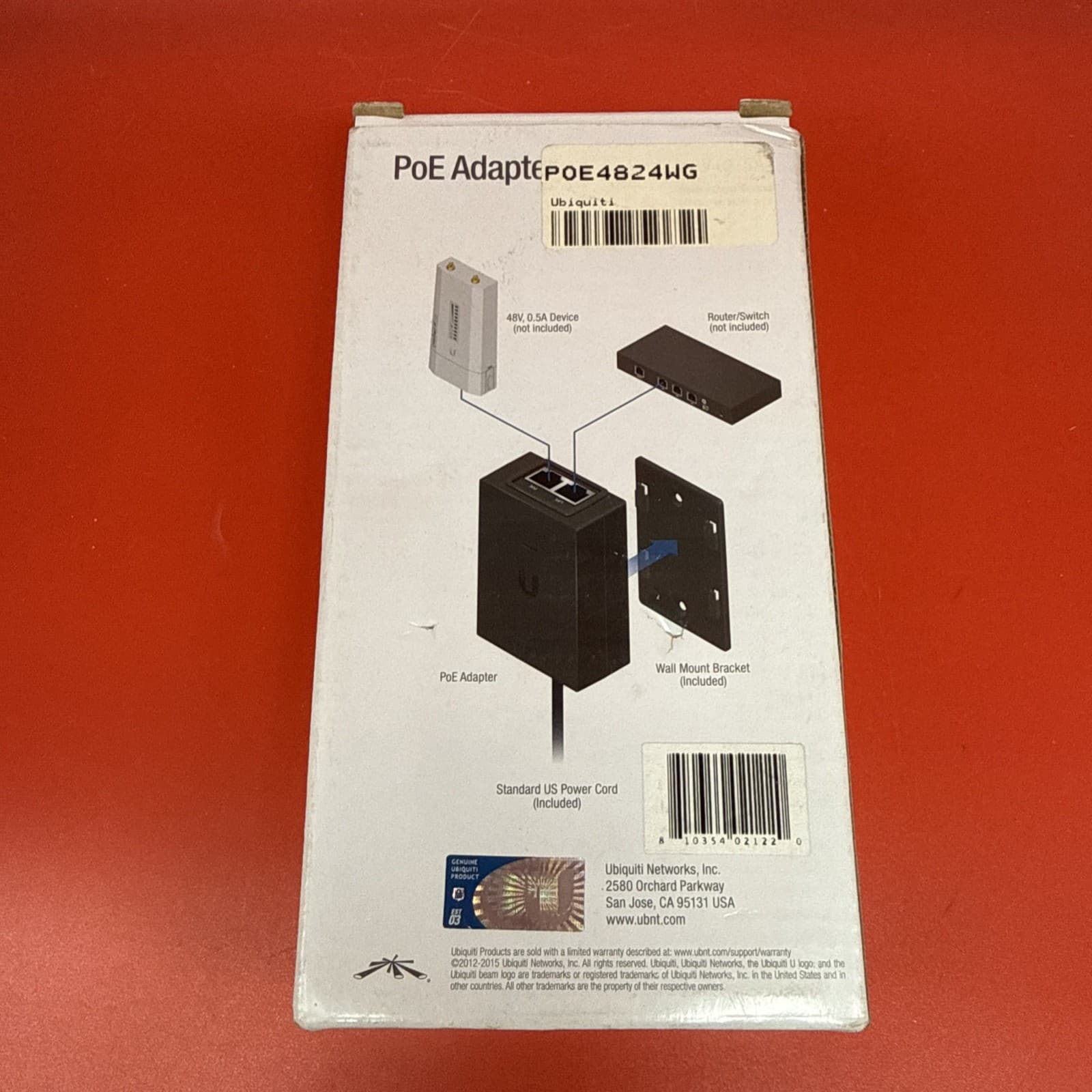 Ubiquiti Networks 48V (0.5A) Gigabit Ethernet PoE Adapter 48V-US POE4824WG - Image 8