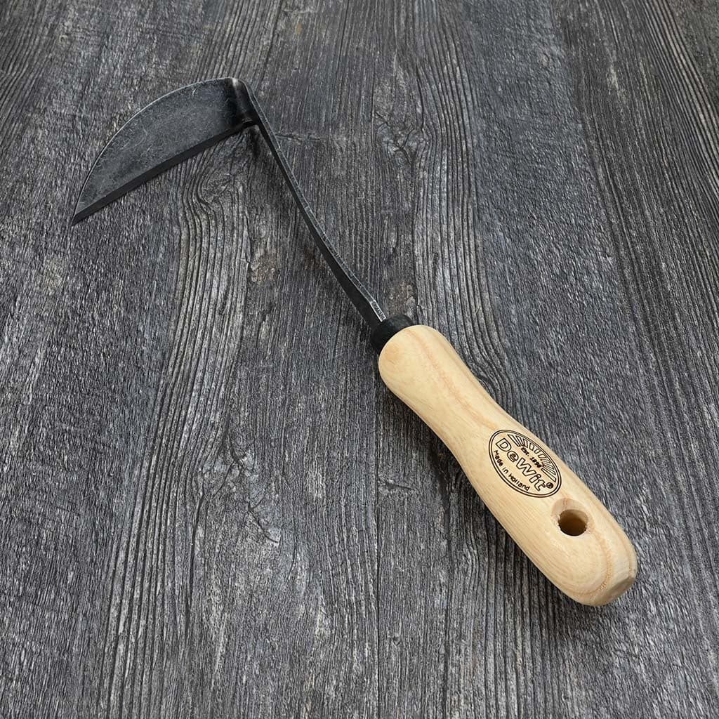 DeWit Japanese Hand Hoe Boron Steel Ash Handle Hand-Forged Left Hand Dutch NEW - Image 3