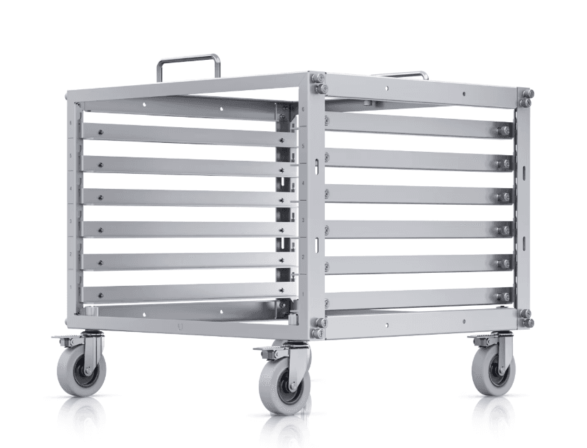 Ubiquiti Toolless Mini Rack 6U Open Frame Silver Steel U-Rack-6U-TL - Image 4