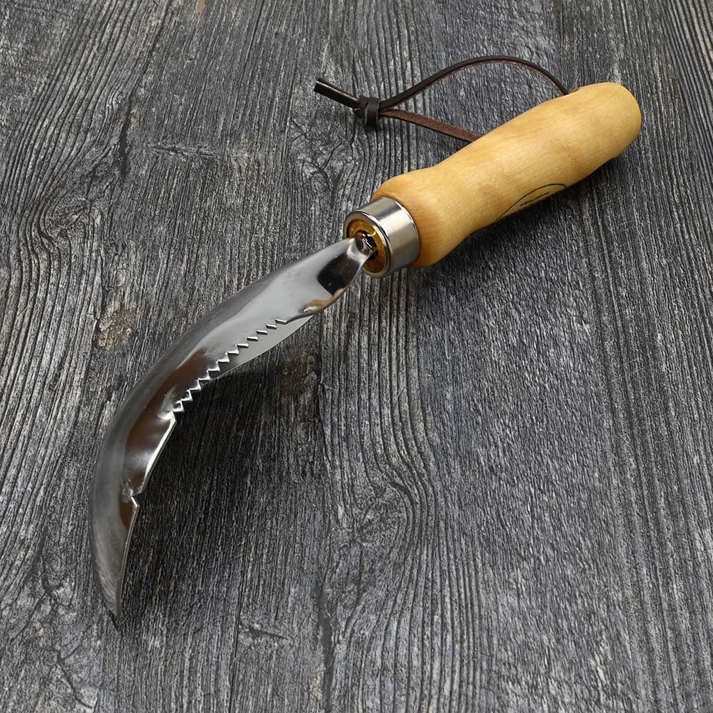 Garden Works Potting Scoop Garden Trowel Stainless Steel Wood Handle NEW - Image 3