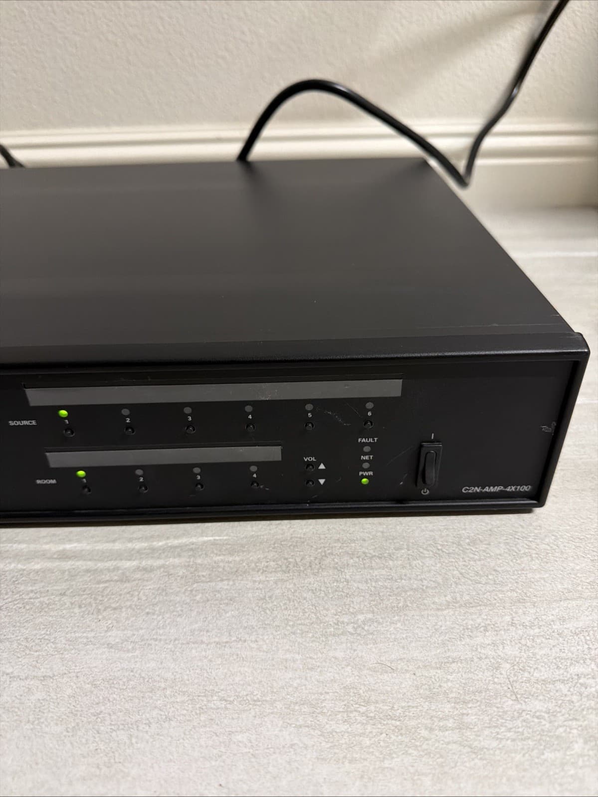 Crestron C2N-AMP-4X100 4 Room Audio System - Black Power Amplifier C2NAMP4X100 - Image 4