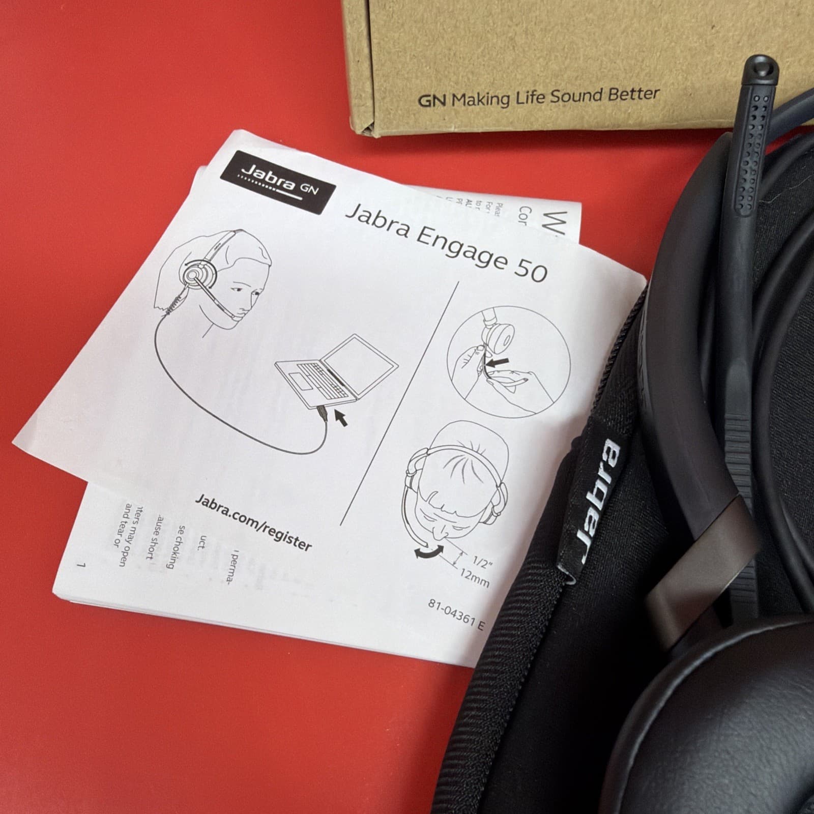 NEW Jabra Engage 50 HSC080 Corded Mono Headset USB-C 5093-610-189 - Image 6