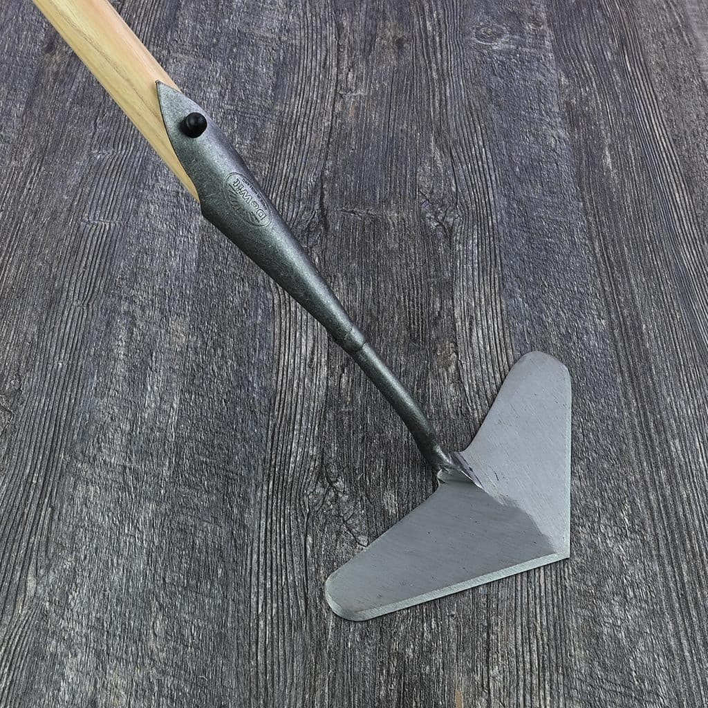 DeWit Long Heart Shaped Push Hoe Boron Steel Ash Handle Hand-Forged Dutch NEW - Image 2