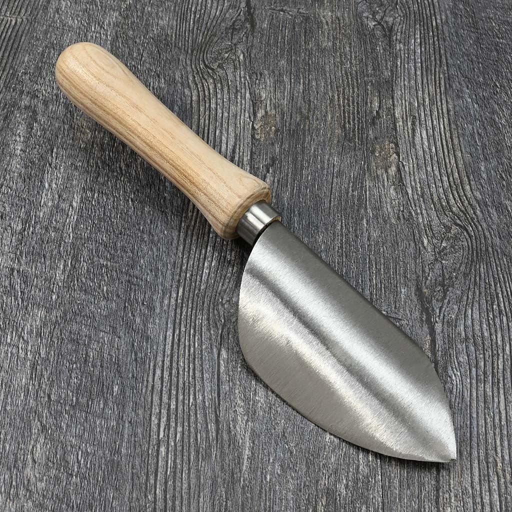 Sneeboer Potting Trowel Stainless Steel Hand-Forged Left Hand - Ash Handle NEW - Image 5