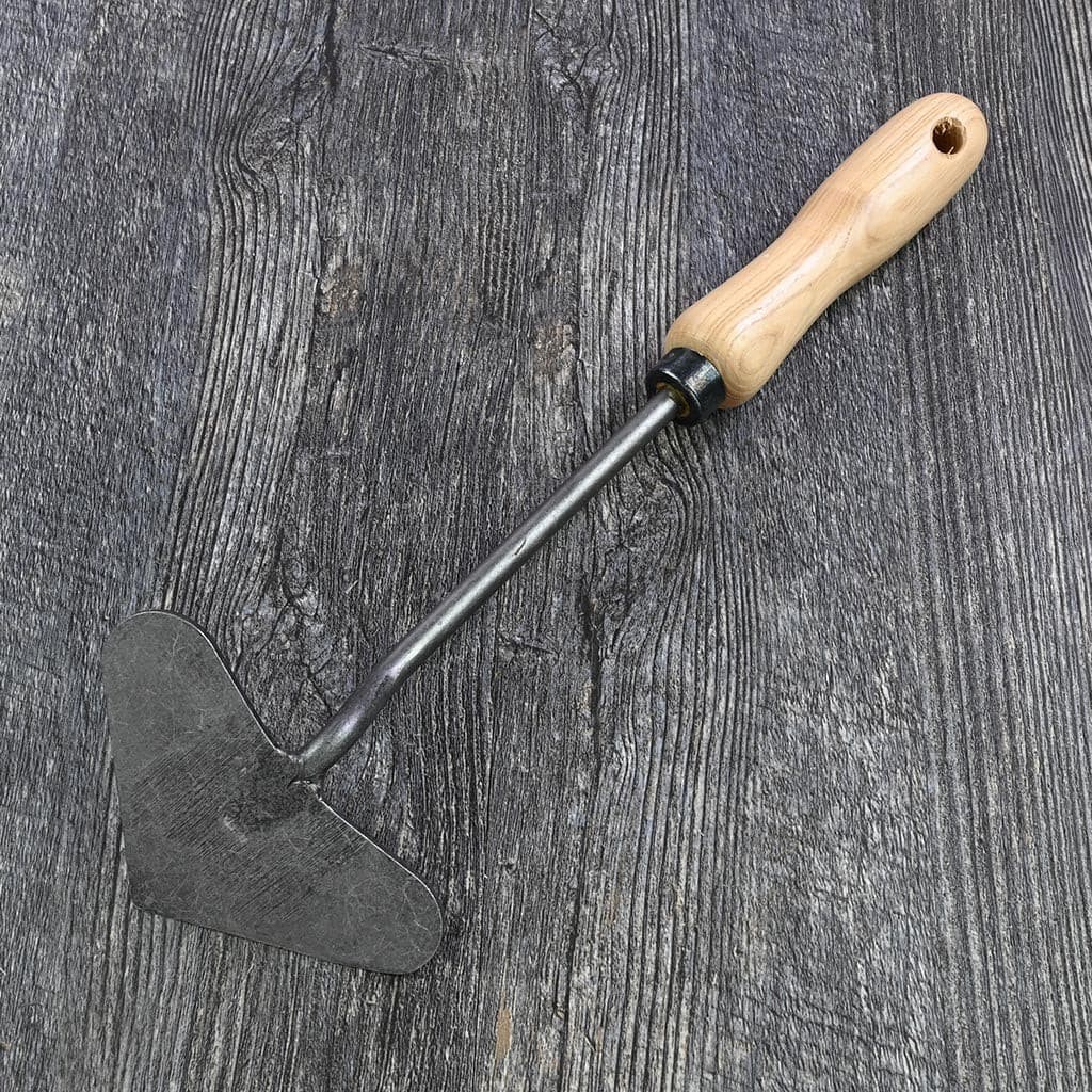 DeWit Heart Shaped Push Hoe Boron Steel Ash Handle Hand-Forged Dutch NEW - Image 3