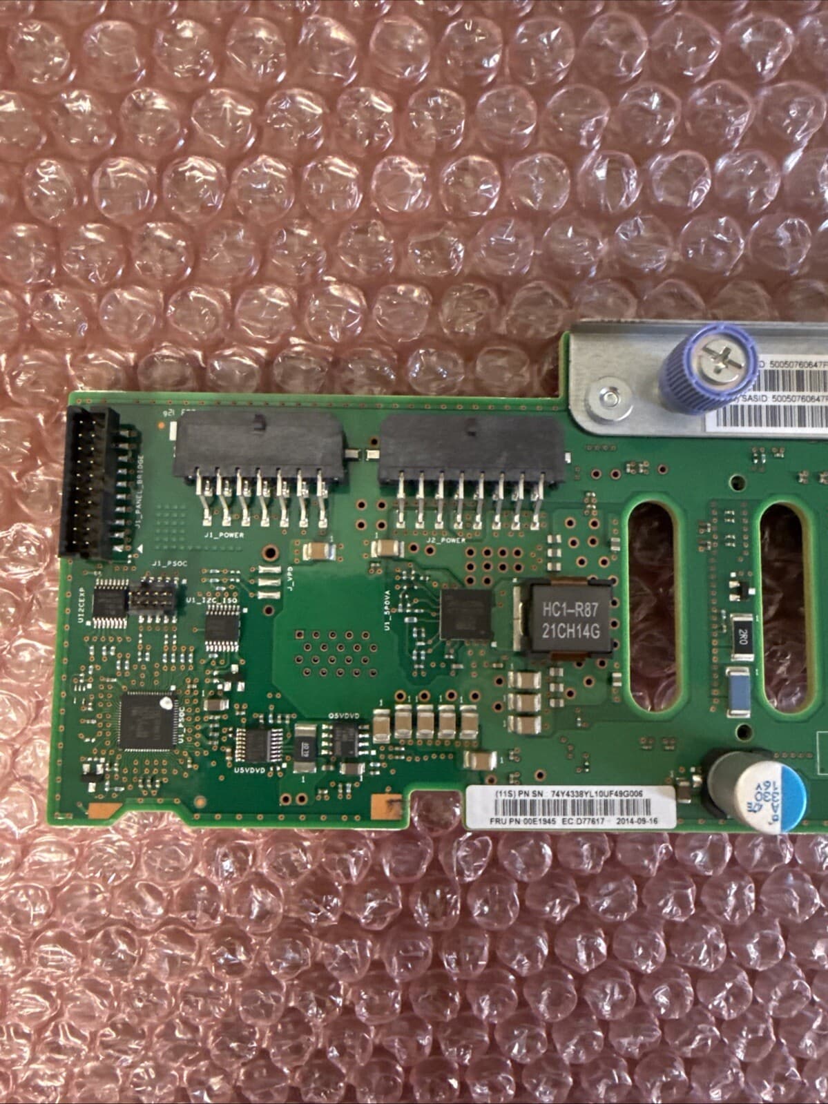 IBM Feature 2B09 00E1945 D77617 01DH345 74Y4338 12 Bay 2.5” Backplane 8286-42A - Image 6