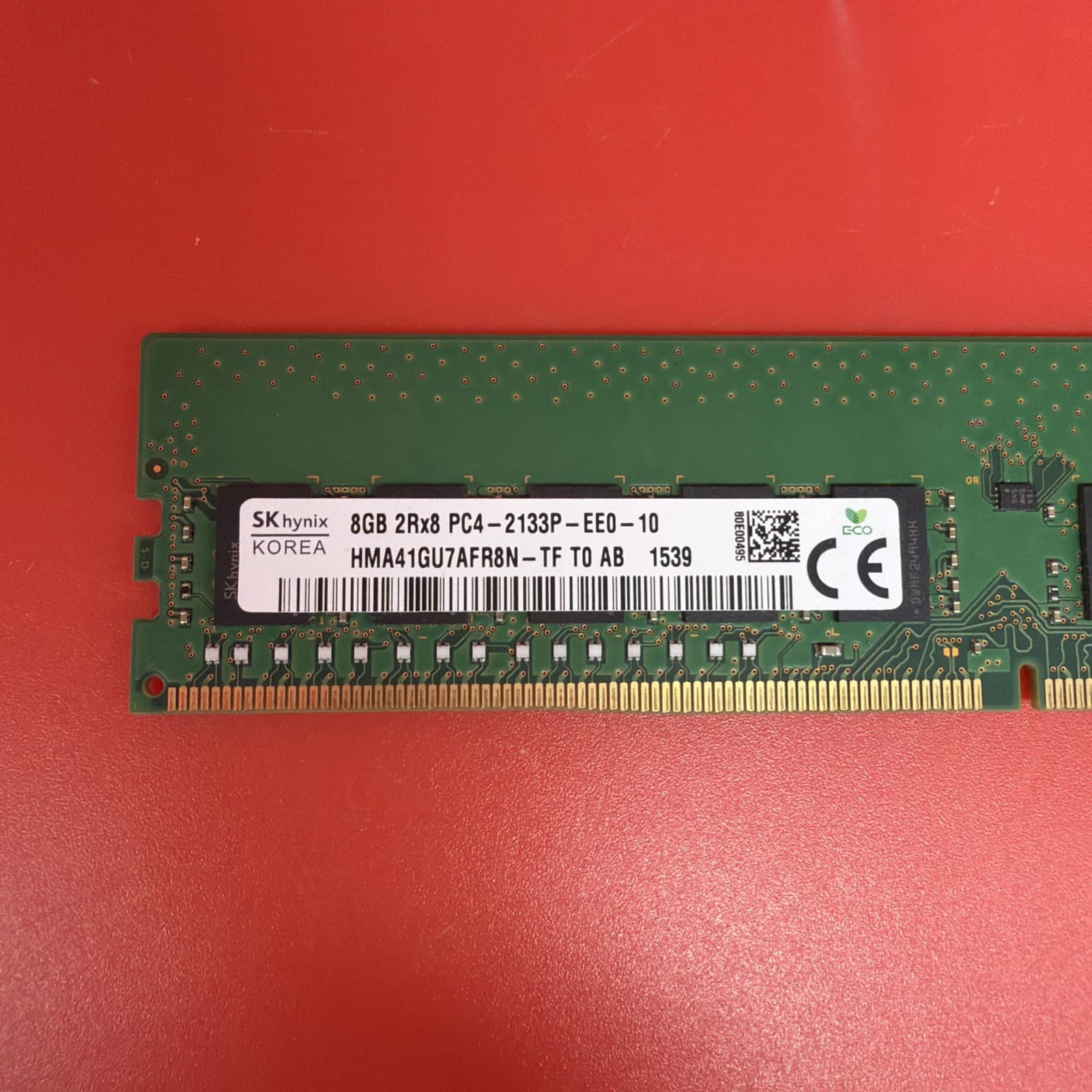 Hynix 8GB HMA41GU7AFR8N-TF 2Rx8 PC4-2133P Workstation Ram - Image 2