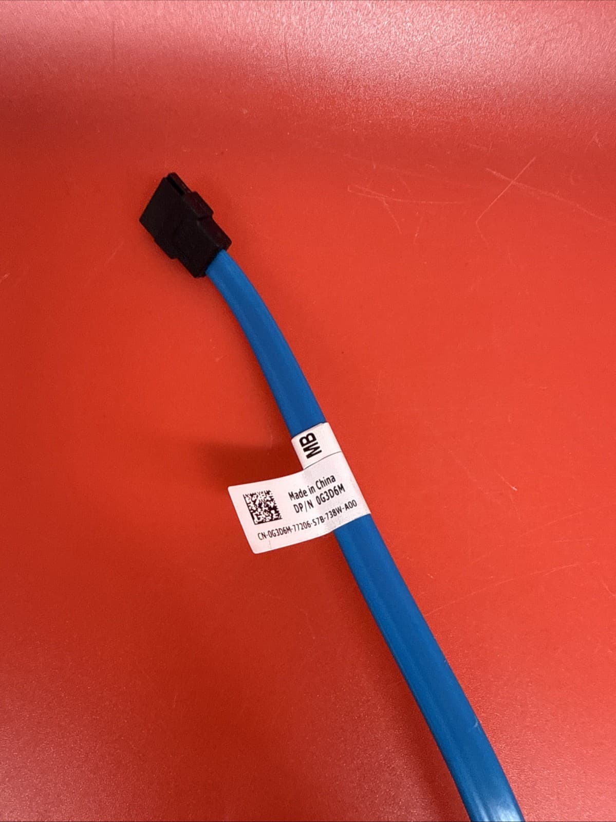 Dell G3D6M 0G3D6M SATA Hard Drive Cable Blue Universal SATA Male 1 ft - Image 4