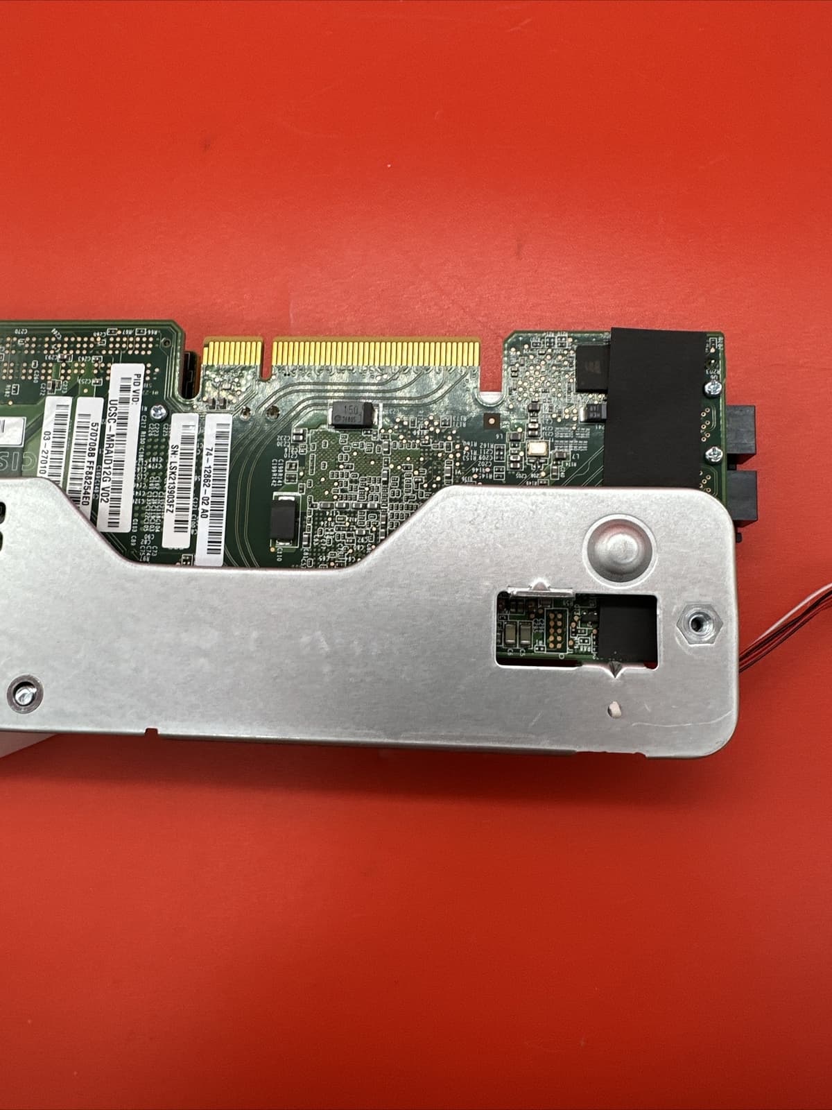 Cisco UCSC-MRAID12G-1GB Raid Controller With Bracket And Short 74-13017 Cable - Image 6