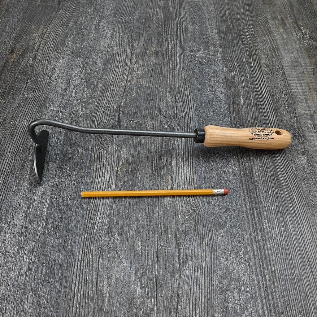 DeWit Half Moon Hand Hoe Boron Steel Ash Handle Hand-Forged Dutch NEW - Image 4