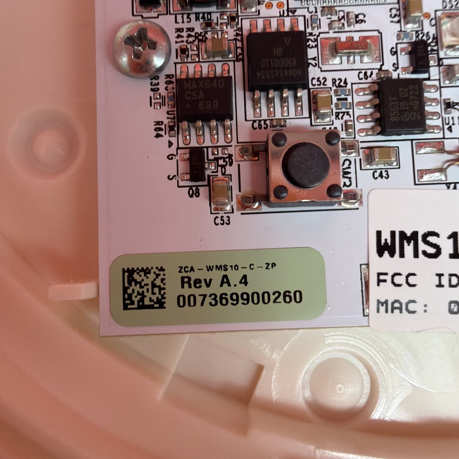Control 4 ZCA-WMS10-C-ZP Ceiling Mount Wireless Motion Sensor White - Image 7