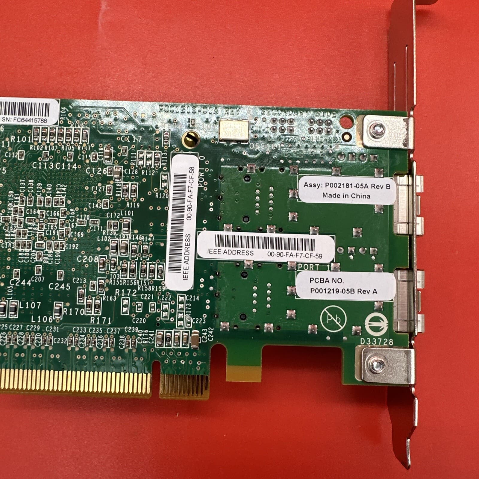 HP 697890-001 AJ763 82E 8GB Dual Port PCIe FC Host Bus Adapter - Full Height - Image 6