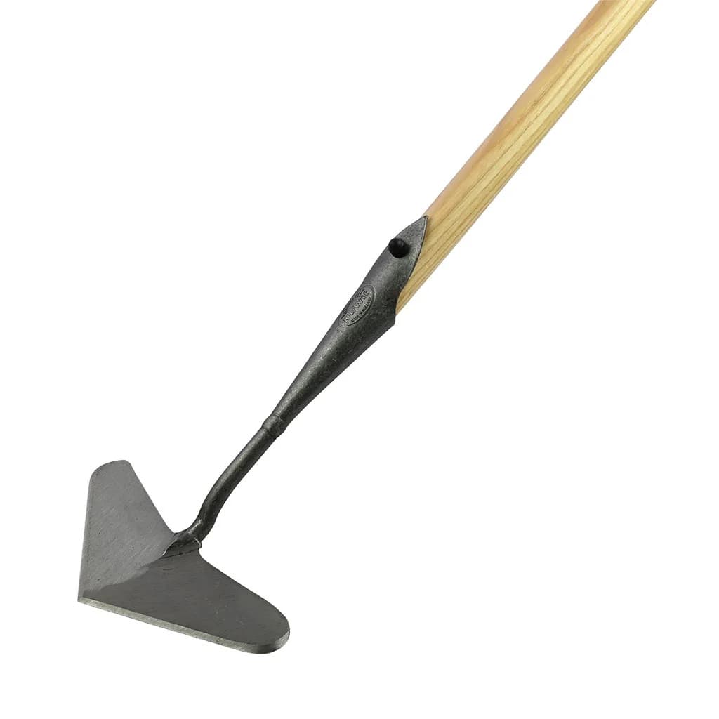 DeWit Long Heart Shaped Push Hoe Boron Steel Ash Handle Hand-Forged Dutch NEW
