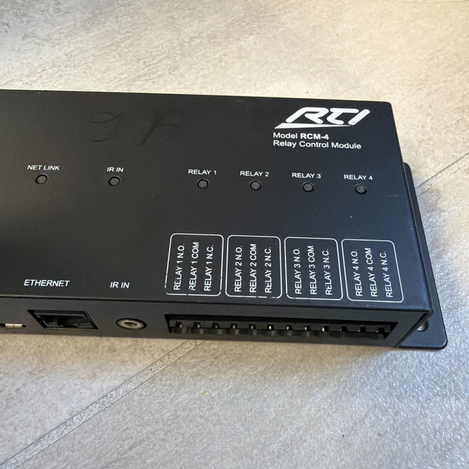 RTI RCM-4 Relay Control Module No Phoenix Connectors No AC Adapter - Image 2