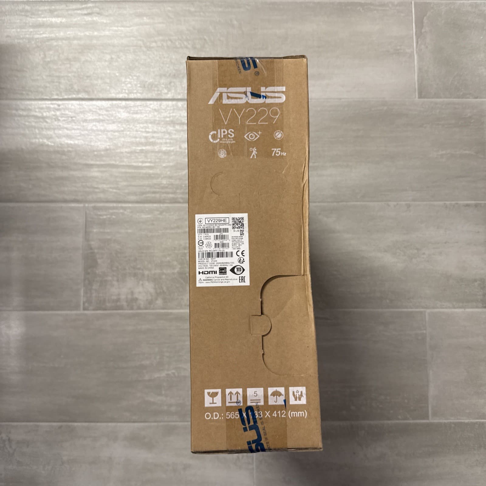 Asus VY229HE EyeCare+ 22" IPS 1920x1080 New Open Box Black B0CC828QV7 21.5 in - Image 3