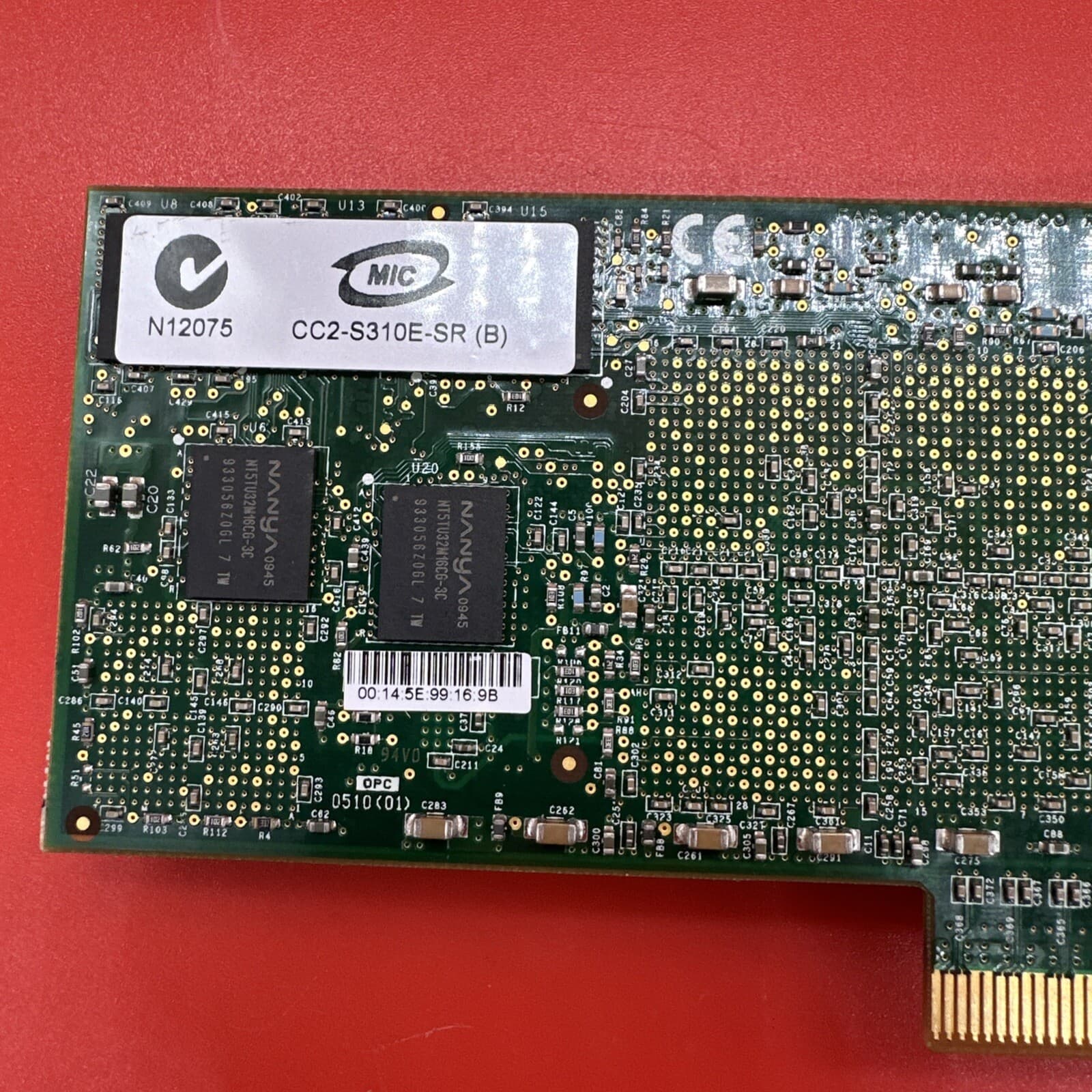 IBM Feature 5769 46K7897 110-1077-30 D2 D76809 10Gb 1P Full Height PCIe NIC Card - Image 6