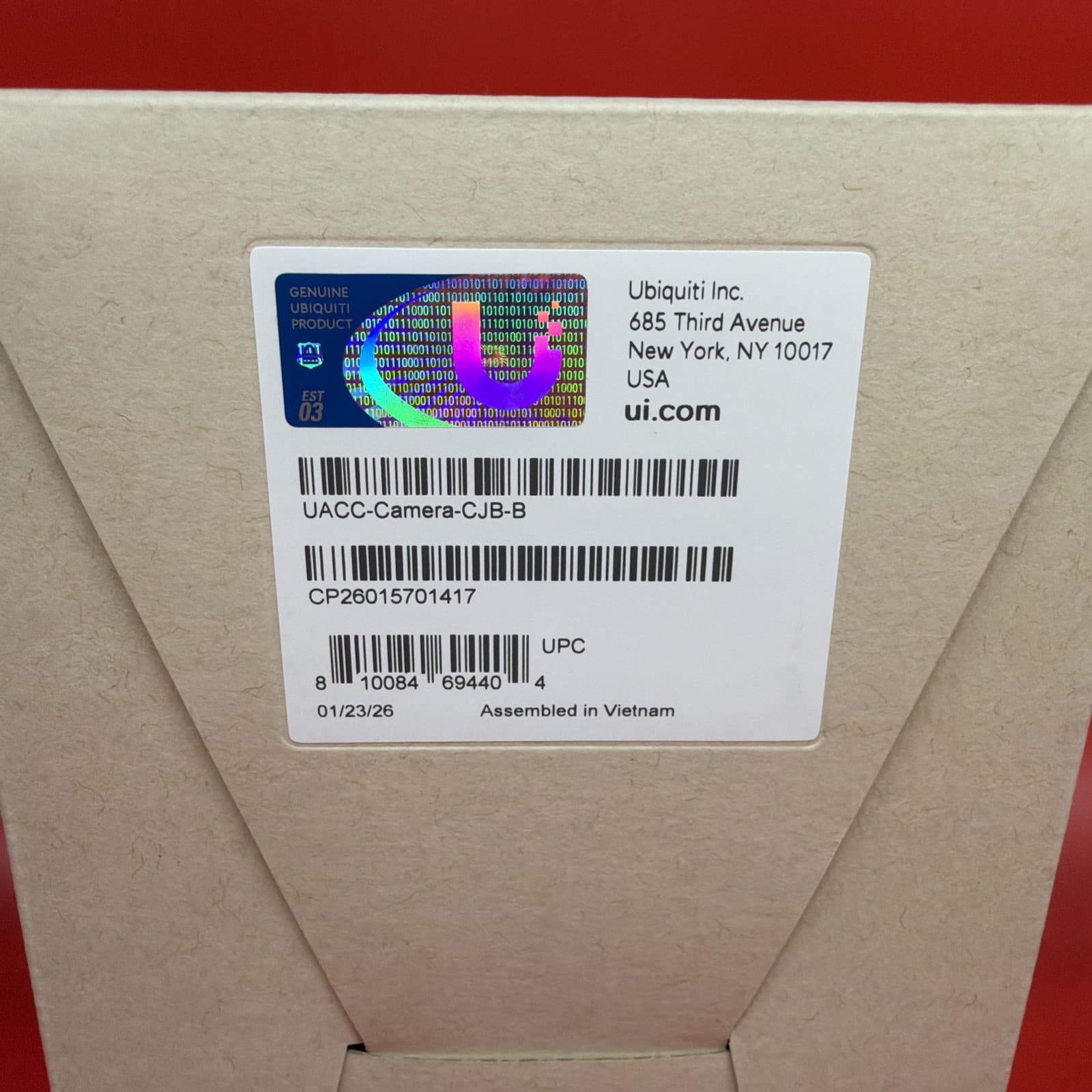Unifi Ubiquiti Black Camera Standard Junction Box UACC-Camera-JB-B - Image 3