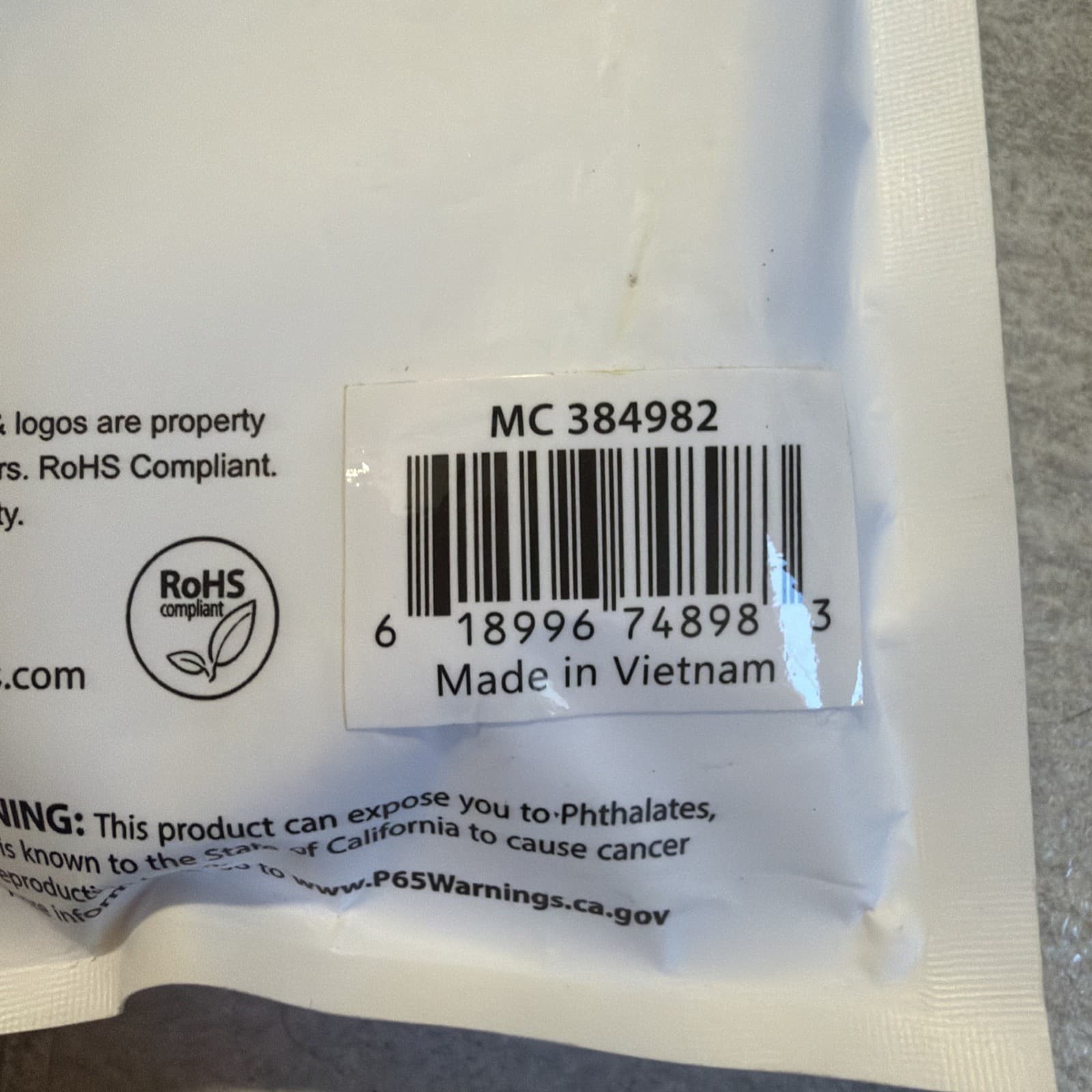 Inland USB 2.0 A-Micro 10ft White Sync And Charge Cable - Image 4