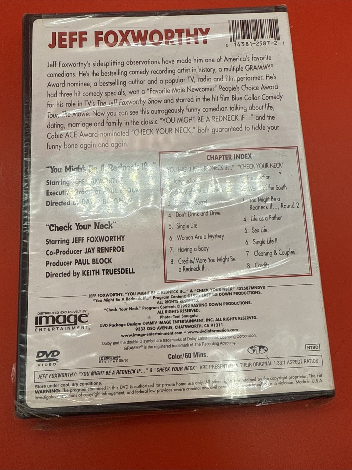 Jeff Foxworthy: Check Your Neck  You Might Be A Redneck If... (DVD, 2004) Comedy - Image 5