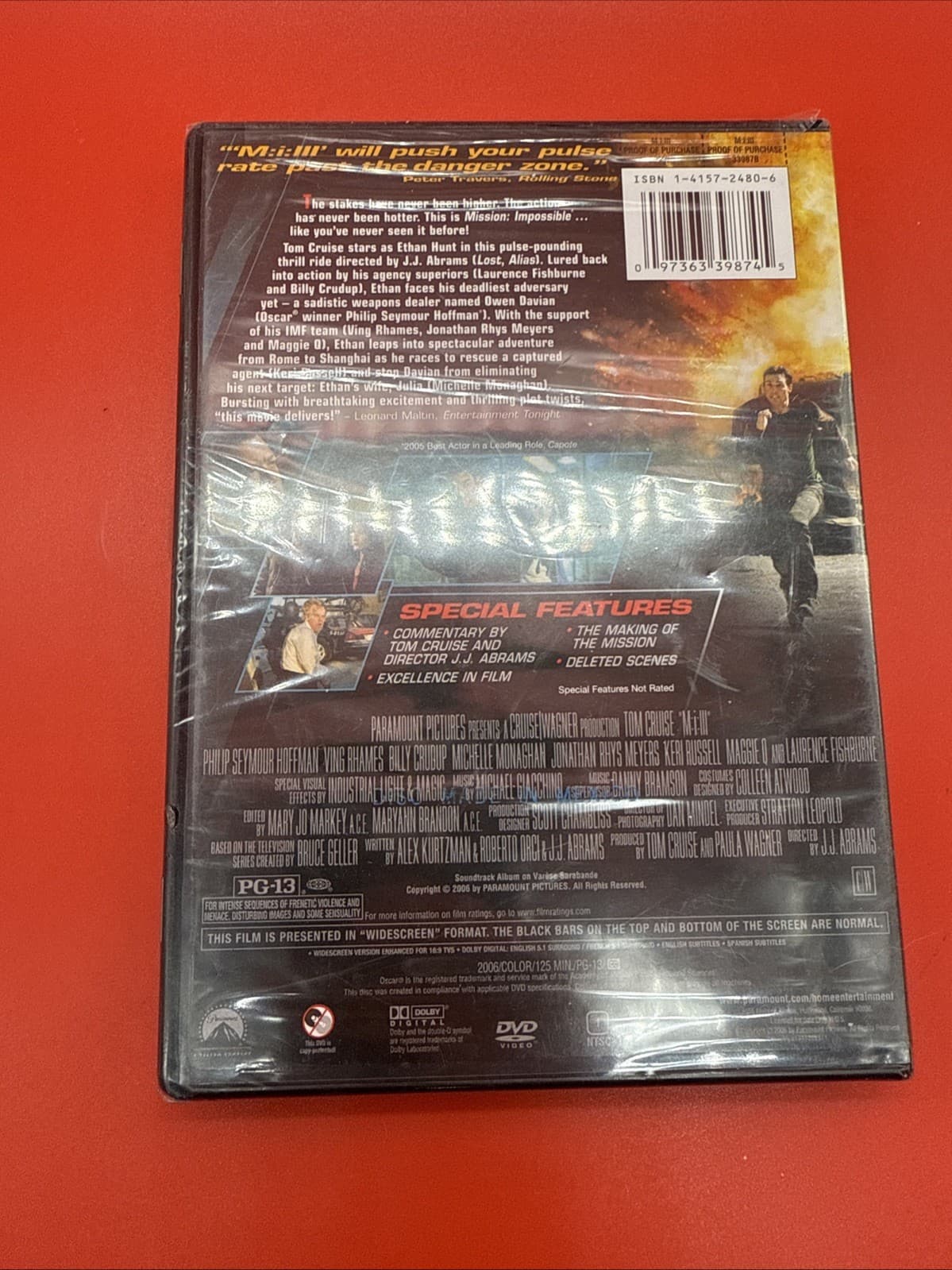 Mission: Impossible III (DVD, 2006, Single Disc Widescreen) - New Sealed PG-13 - Image 5