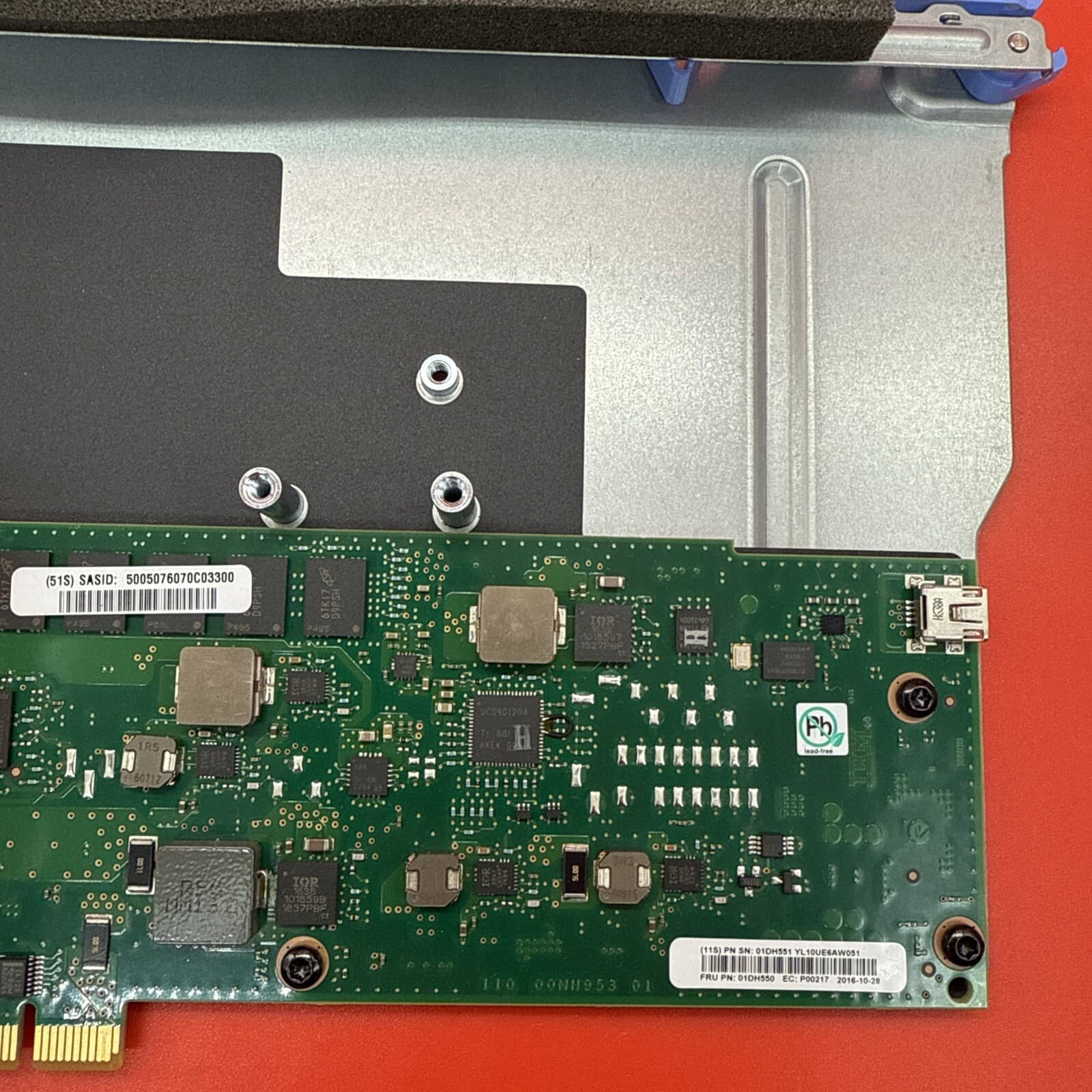 IBM 01DH550 01DH551 P00217 SAS Controller For Power 57D7 For IBM PCI Express x8 - Image 4