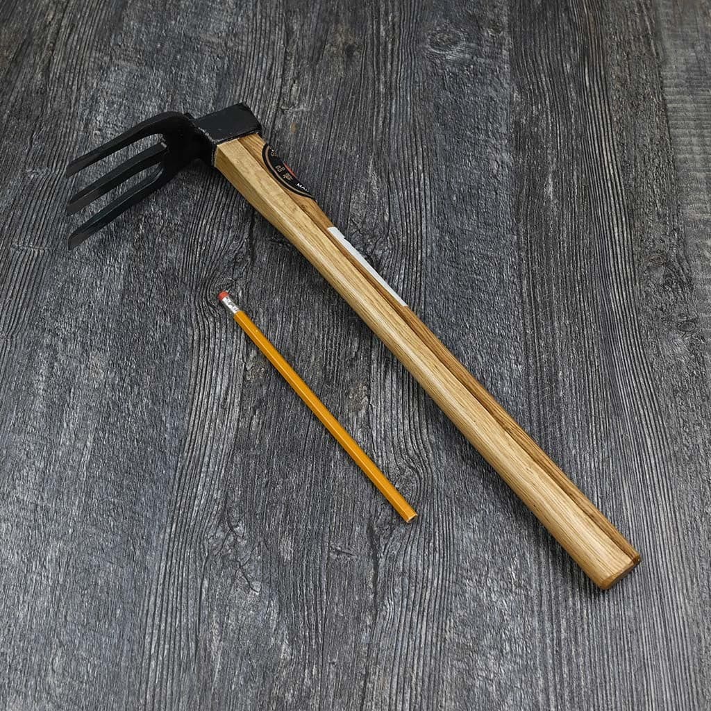 Japanese Kuwa Garden Hoe Wood Handle Cultivating Digging Weeding NEW - Image 4