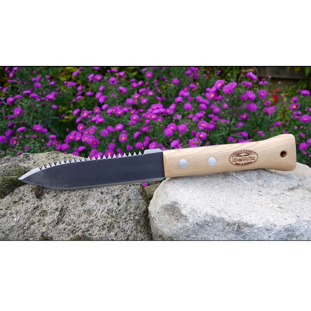 DeWit Serrated Farmer's Dagger Boron Steel Ash Handle Hand-Forged Dutch NEW - Image 5