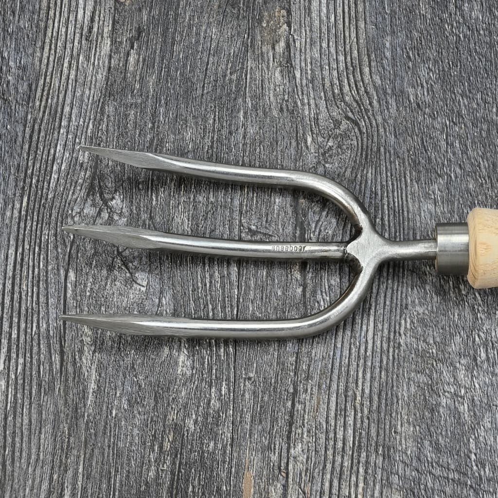 Sneeboer Round Tine Garden Hand Fork Stainless Steel Hand-Forged Digging NEW - Image 5