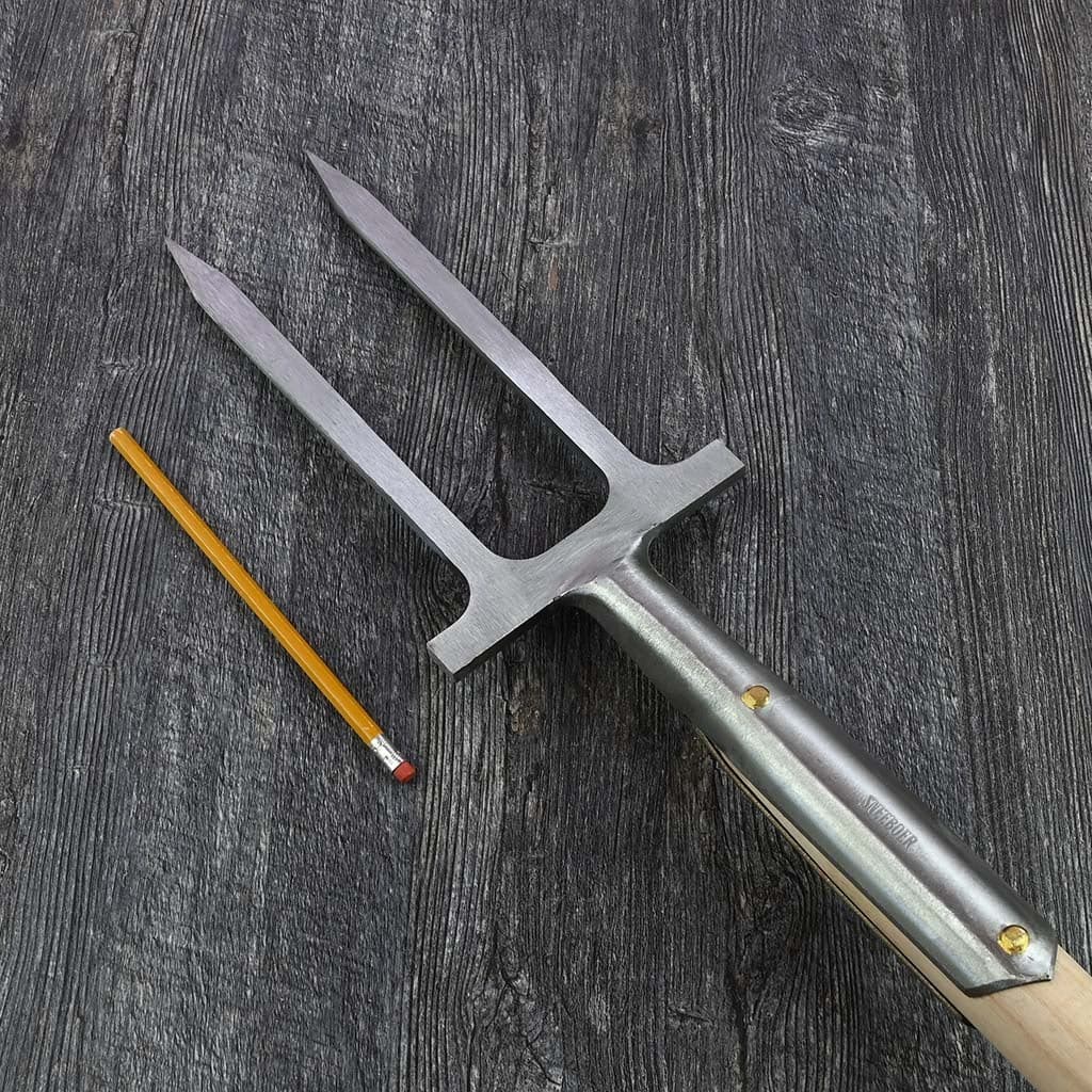Sneeboer Garden Rose Fork - D Handle Stainless Steel Hand-Forged Digging NEW - Image 4