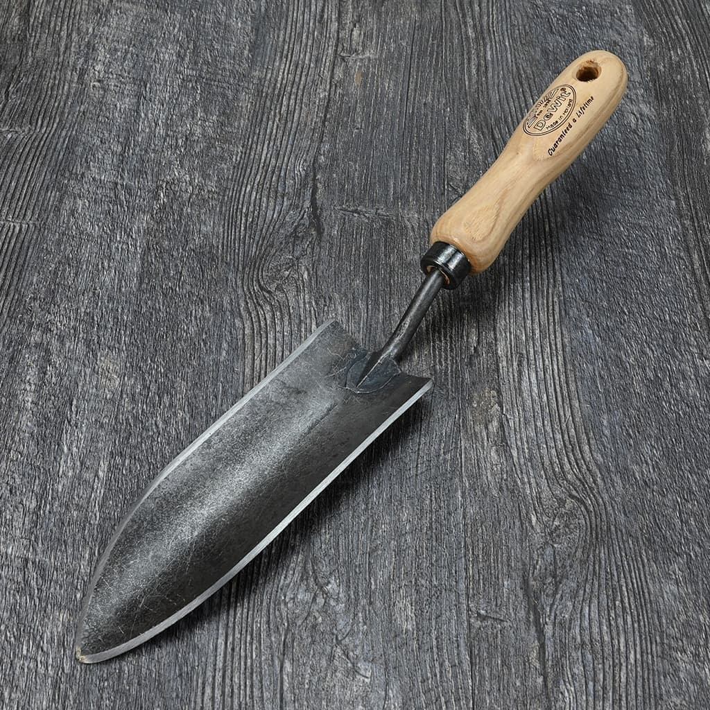 DeWit Dutch Transplanting Trowel Boron Steel Ash Handle Hand-Forged Planting NEW - Image 2