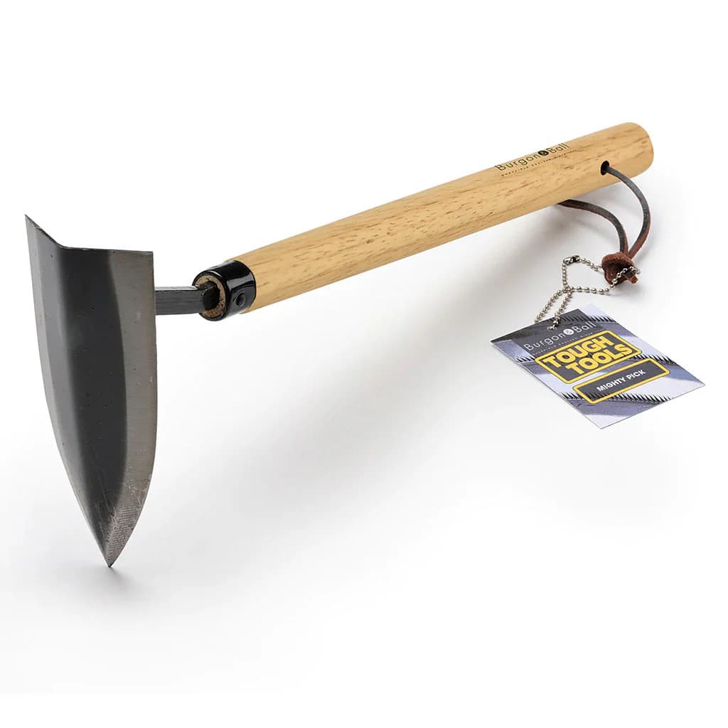 Burgon & Ball Mighty Pick Garden Hoe Stainless Steel Weeding Cultivating NEW