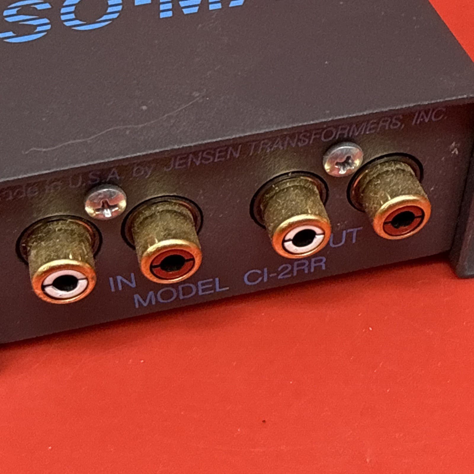 Jensen Iso-Max CI-2RR Passive Two-Channel Audio Ground Isolator Black CI2RR RCA - Image 3