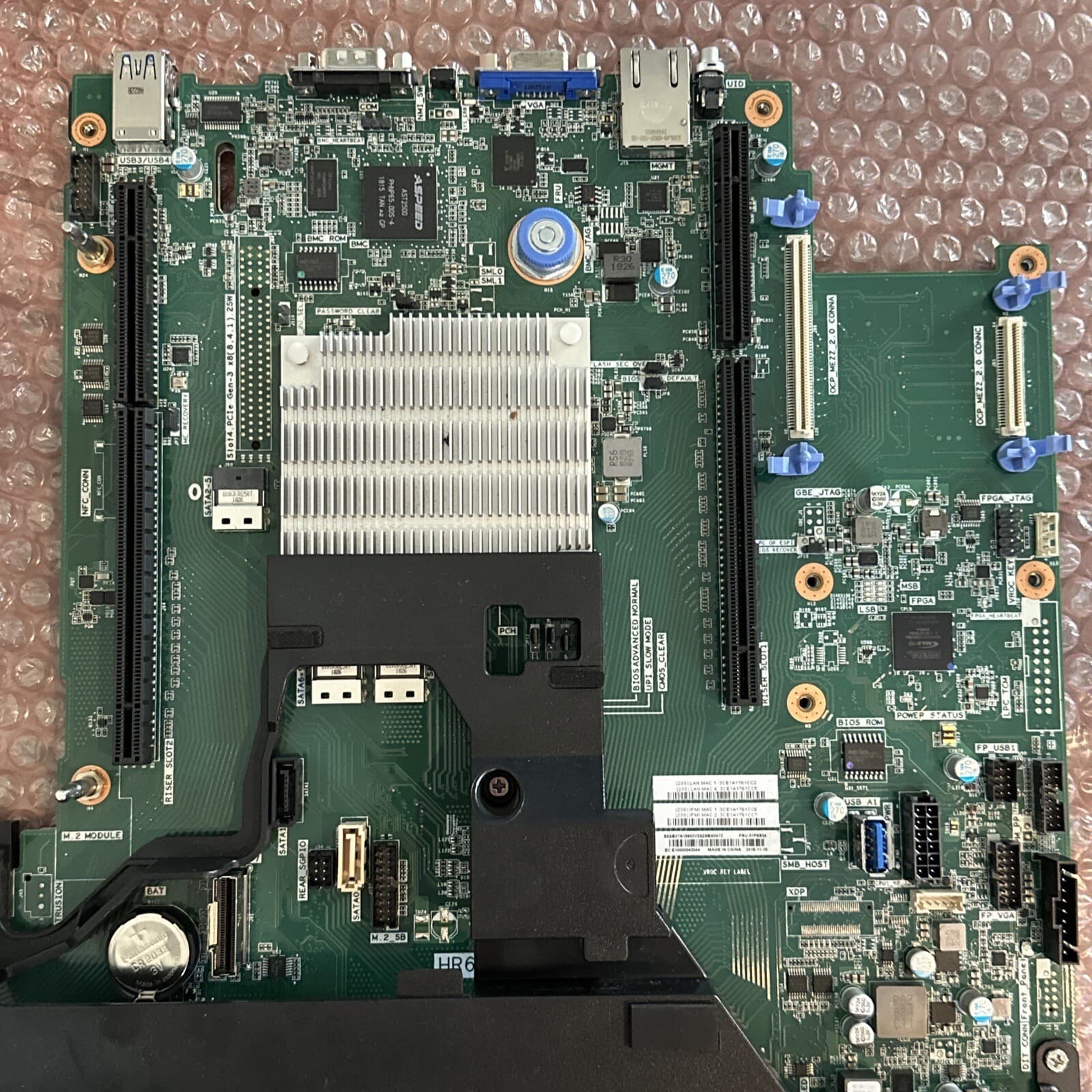 IBM Lenovo 01PE834 Motherboard + Screws + TPM 2.0 00MX378 System Board HR630x - Image 9