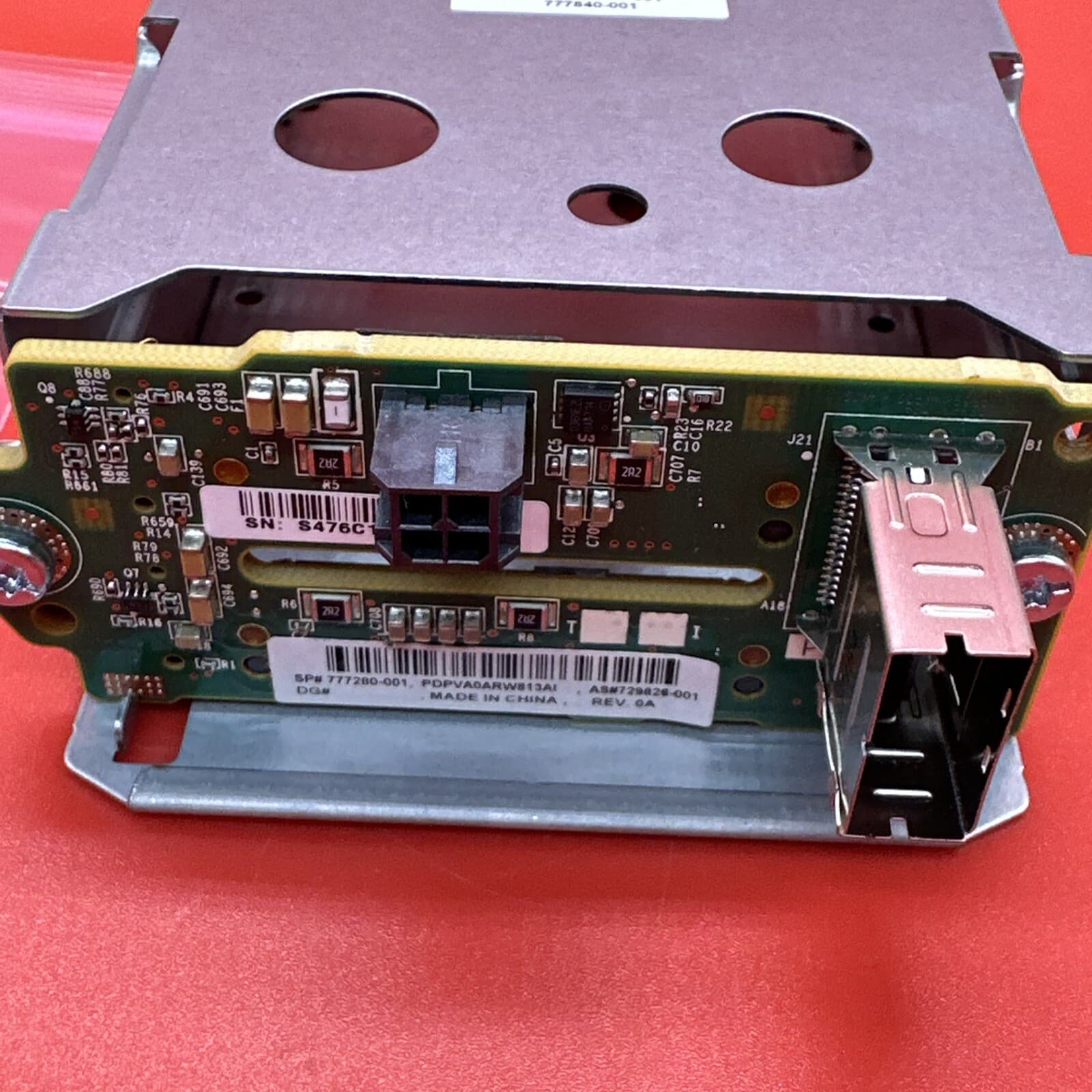 HP 777840-001 729826-001 777280-001 2x2.5” DL380 G9 Rear Drive  + Back Plane - Image 2