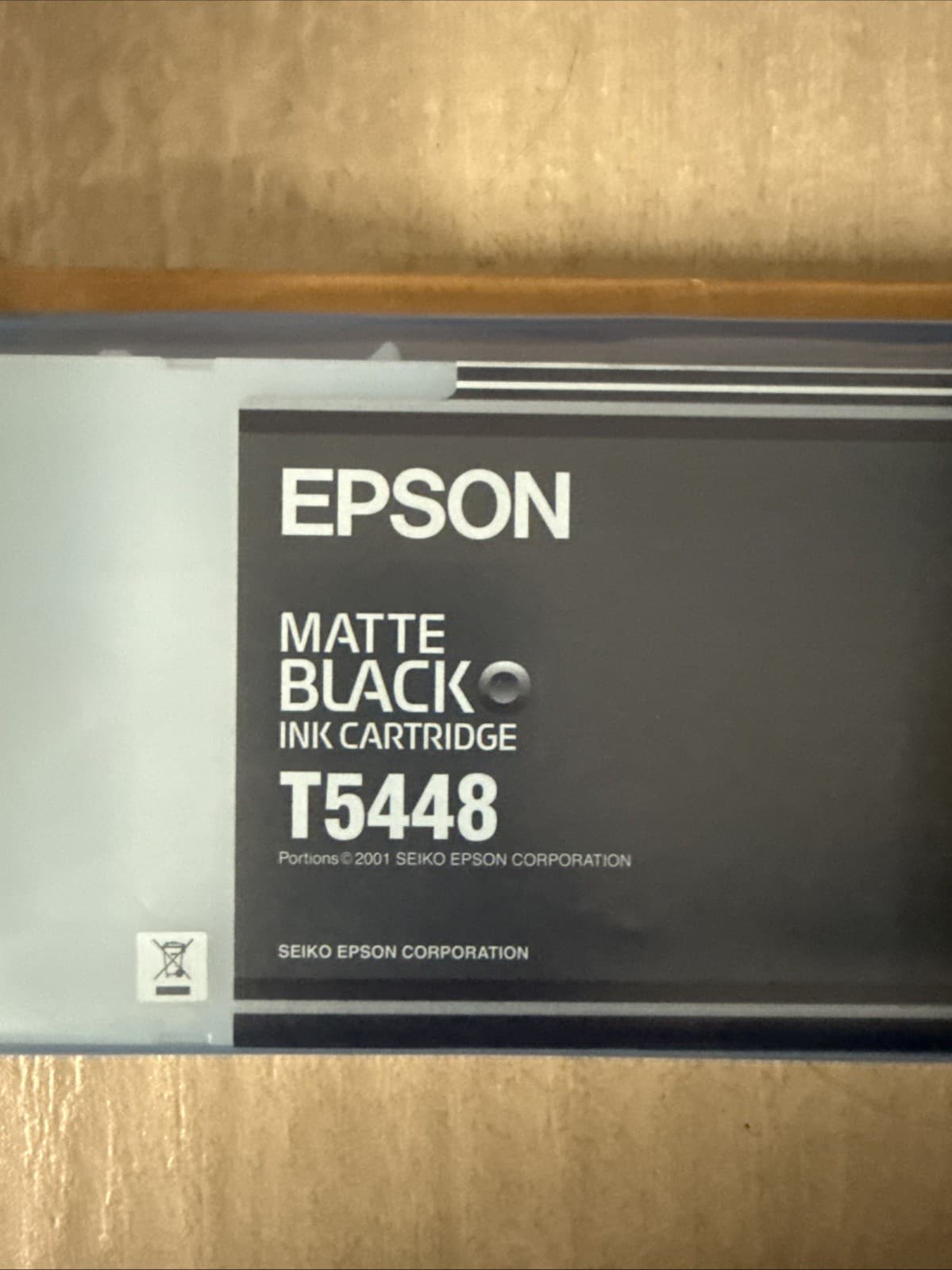 GENUINE EPSON T5448 MATTE BLACK INK STYLUS PRO 4000 9600 220ml NEW SEALED Inkjet - Image 2