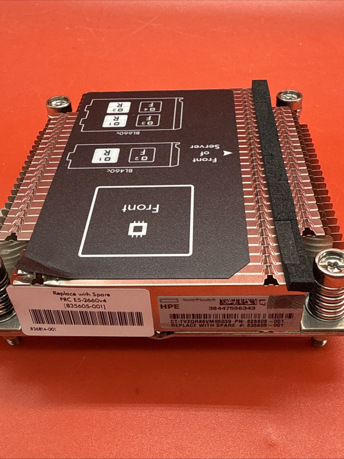 HP 740346-001 777686-001 BL460c G9 Front Heat Sink For HP ProLiant BL - Image 3