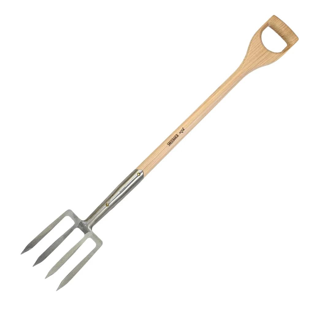 Sneeboer Garden Border Fork - D Handle Stainless Steel Hand-Forged Digging NEW