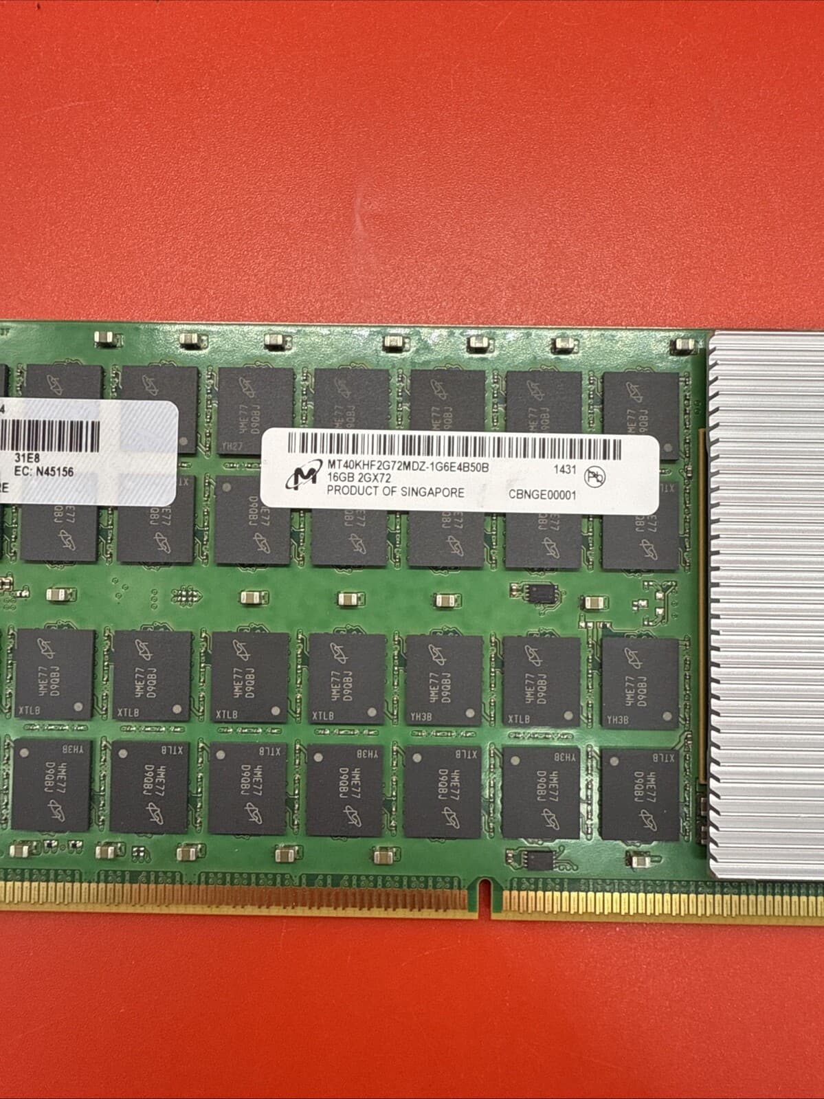 IBM 00JA656 N45156 31E8 16GB MT40KHF2G72MDZ-1G6E4B50B Server Ram DDR3 SDRAM - Image 3