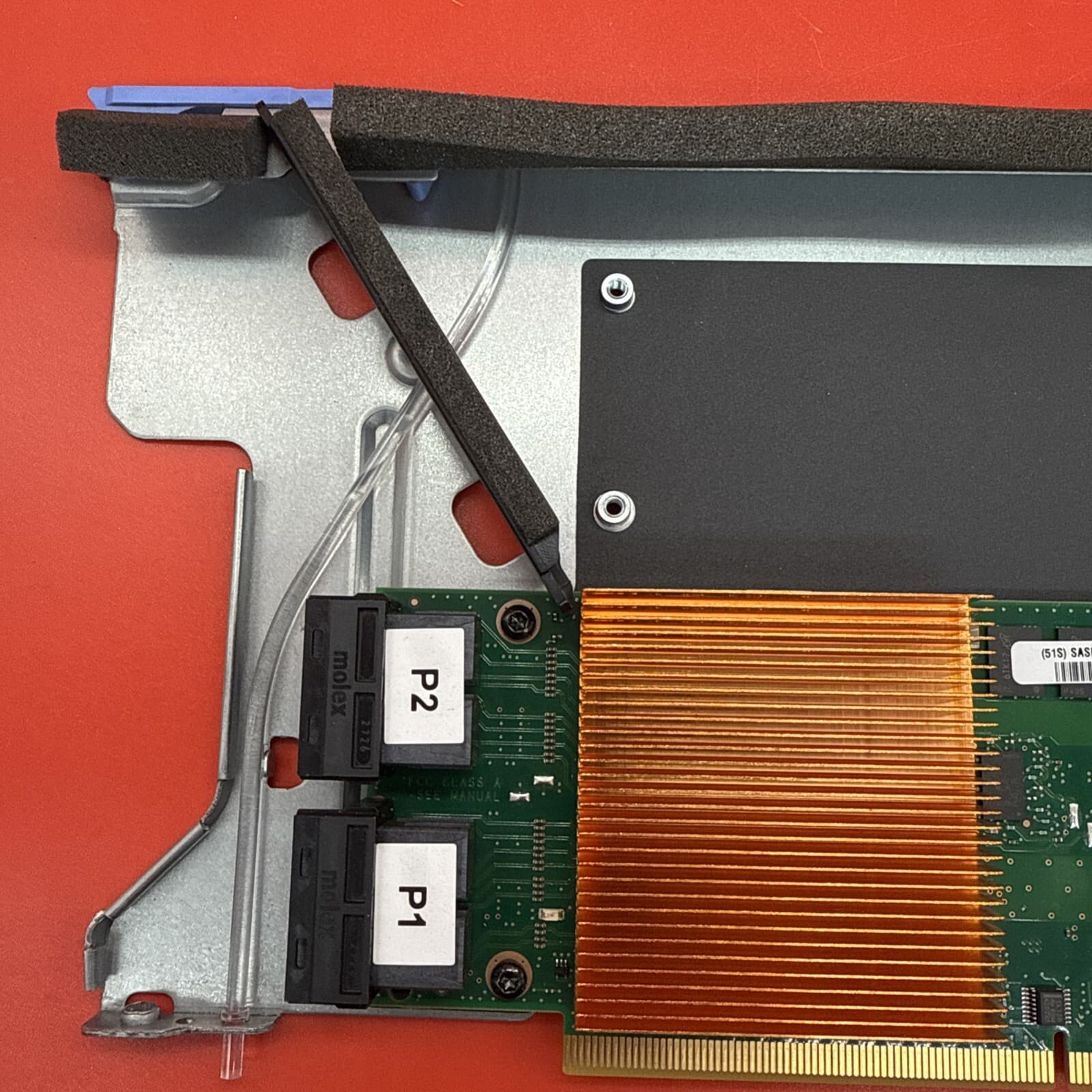 IBM 01DH550 01DH551 P00217 SAS Controller For Power 57D7 For IBM PCI Express x8 - Image 2