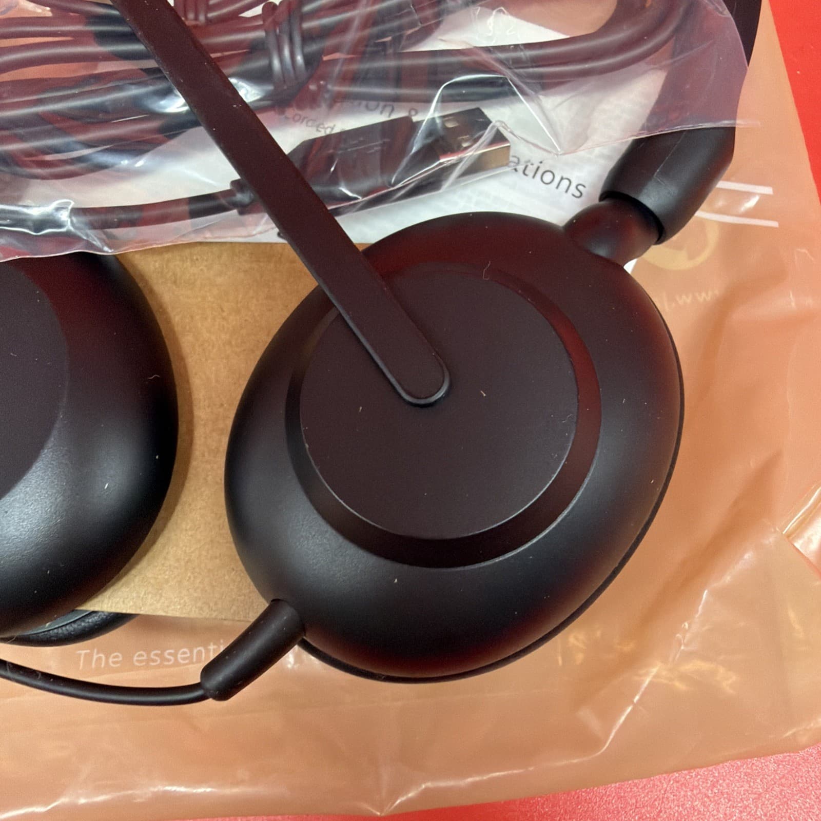 Jabra Evolve 10 USB-A Stereo Wired Headset Black NEW - Image 2