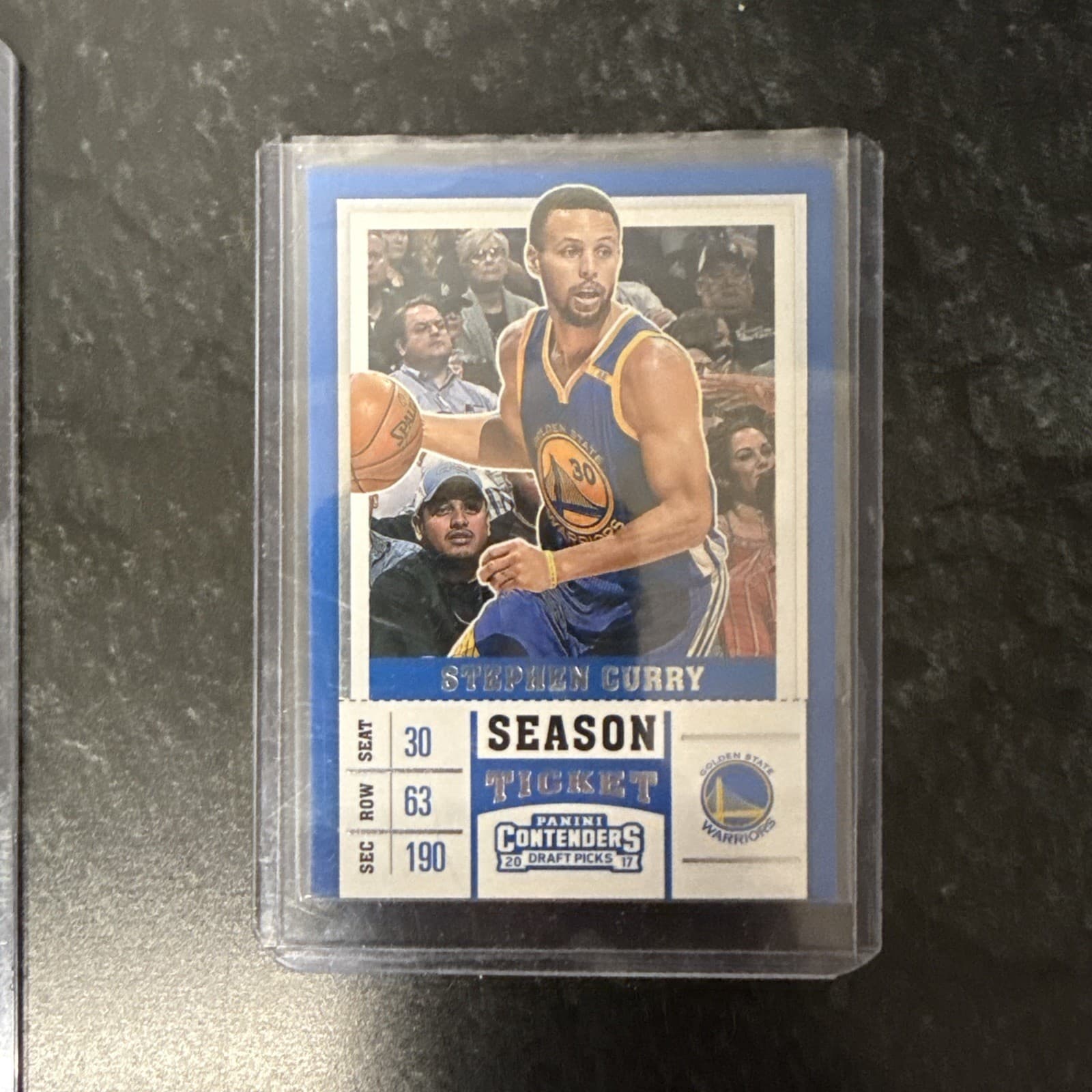Stephen Curry Season Ticket Panini Contenders Golden State Warriors Plaque - Image 3
