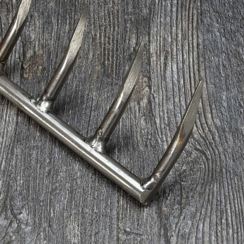 Sneeboer Garden Rake - 8 Tine Stainless Steel Hand-Forged Soil Dutch NEW - Image 4