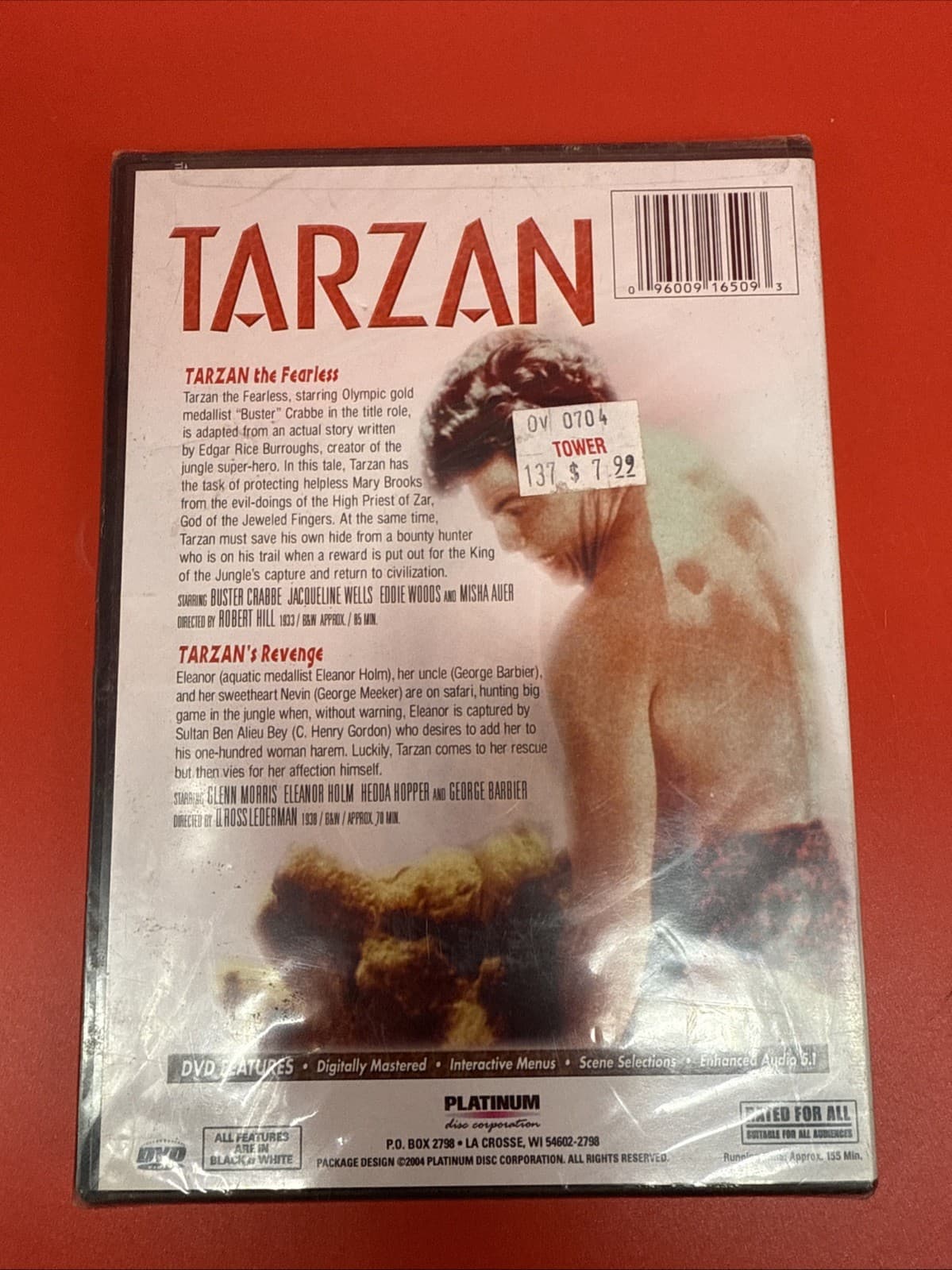 Tarzan The Fearless Tarzan’s Revenge DVD Brand New Sealed Action & Adventure - Image 3