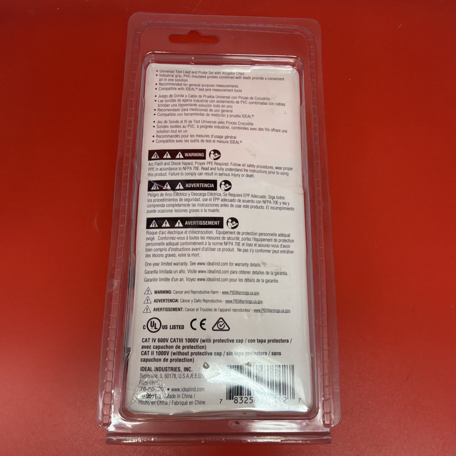 Ideal TL-757 Universal Test Leads & Alligator Clips - Image 2