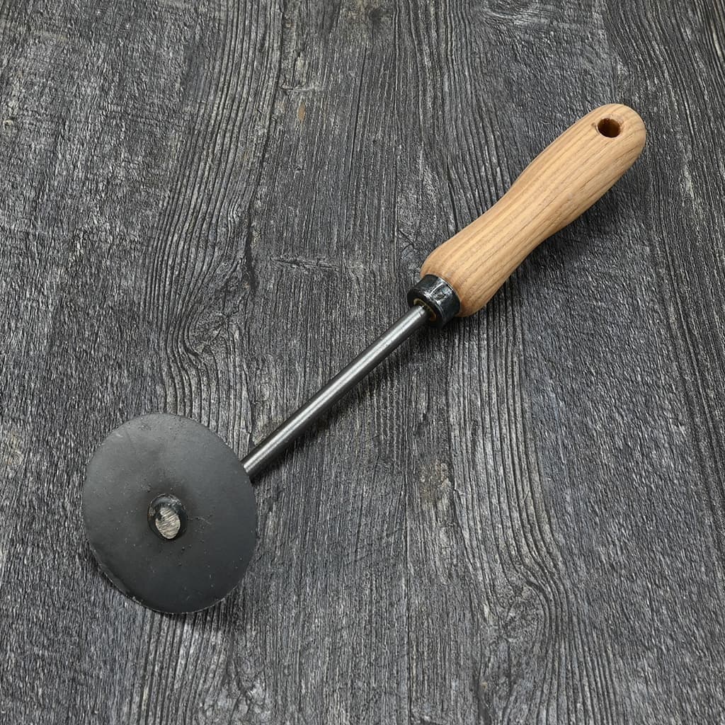 DeWit Hand Disc Weeder Garden Hoe Boron Steel Ash Handle Hand-Forged Dutch NEW - Image 3