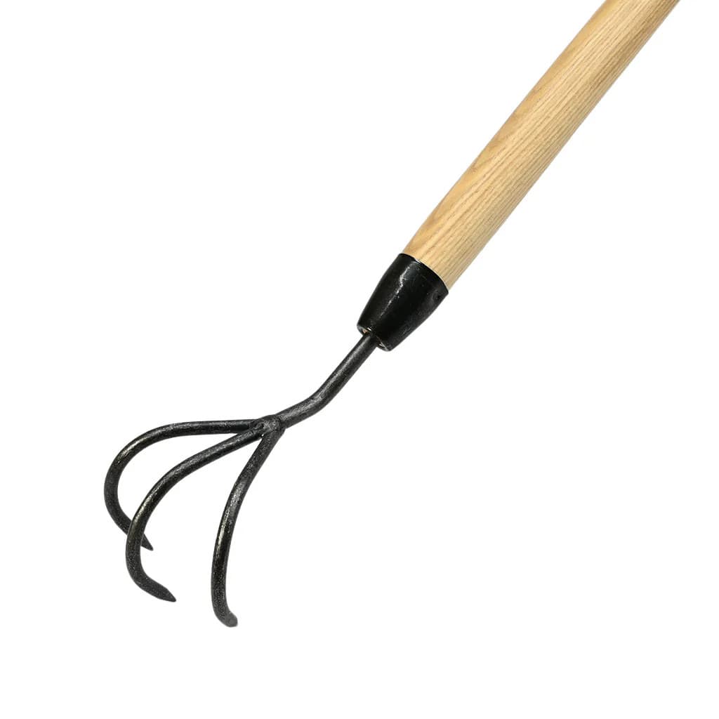DeWit Long-Handle Weeder Long 3-Tine Cultivator NEW