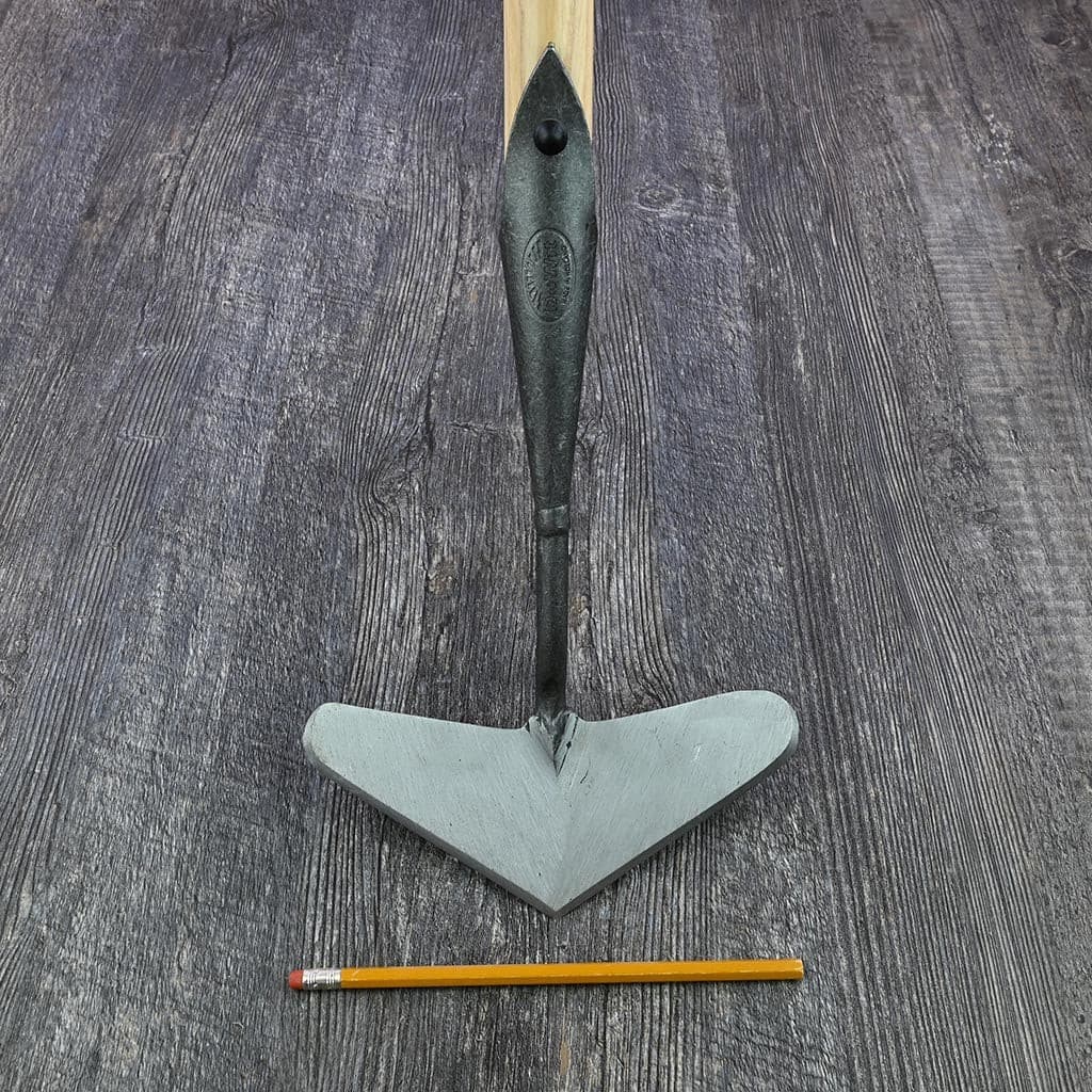 DeWit Long Heart Shaped Push Hoe Boron Steel Ash Handle Hand-Forged Dutch NEW - Image 4
