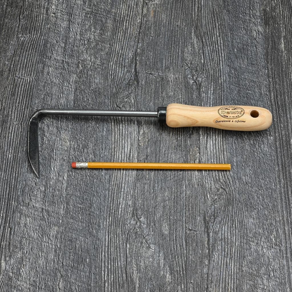 DeWit Cape Cod Weeder Garden Hoe Boron Steel Ash Handle Hand-Forged Dutch NEW - Image 5