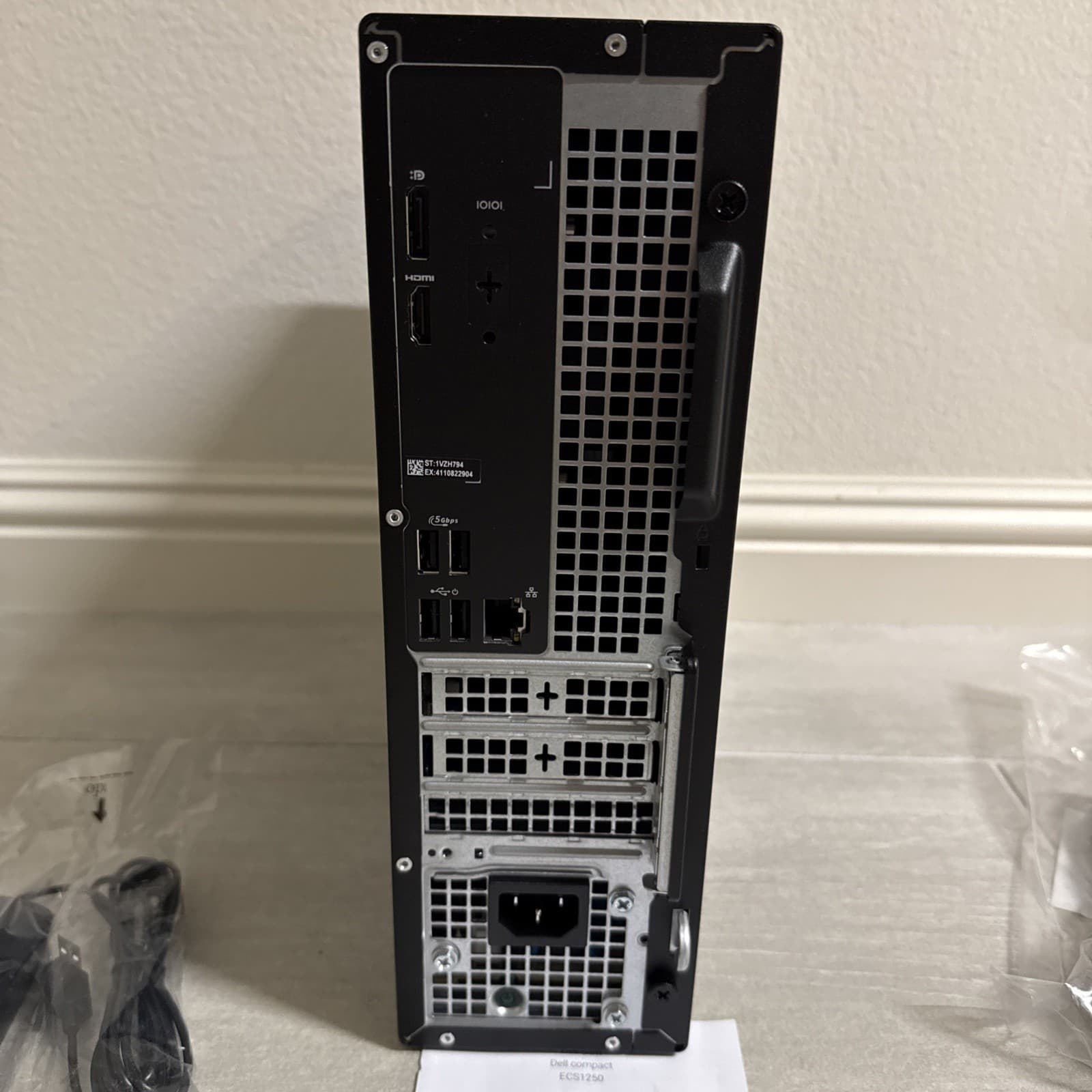 Dell Slim SFF Windows 11 Intel Ultra 7 265 16GB 1TB SSD PC ECS1250 Desktop Black - Image 6