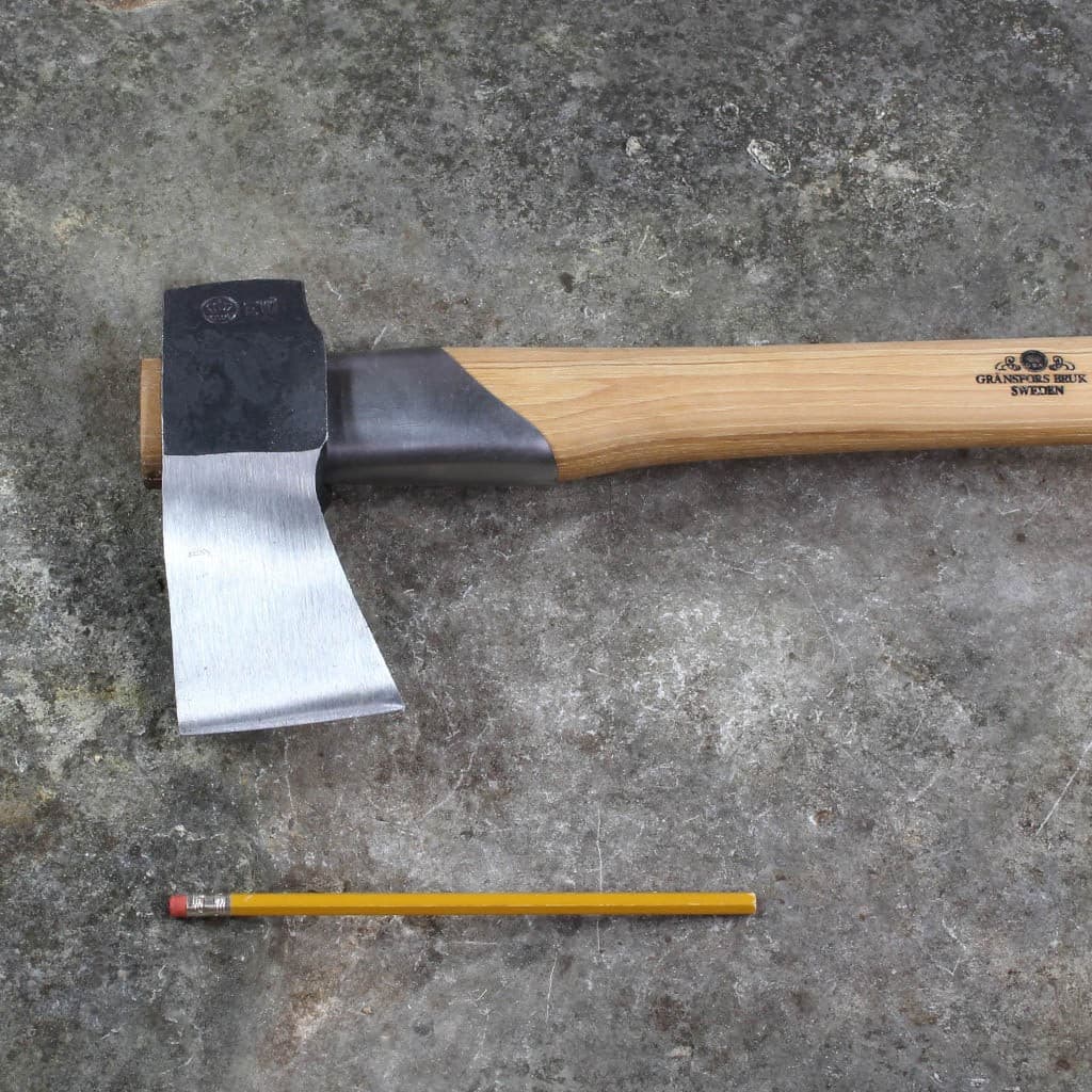 Gränsfors Bruk Large Splitting Axe Hand-Forged Hickory Handle 31 inch NEW - Image 4